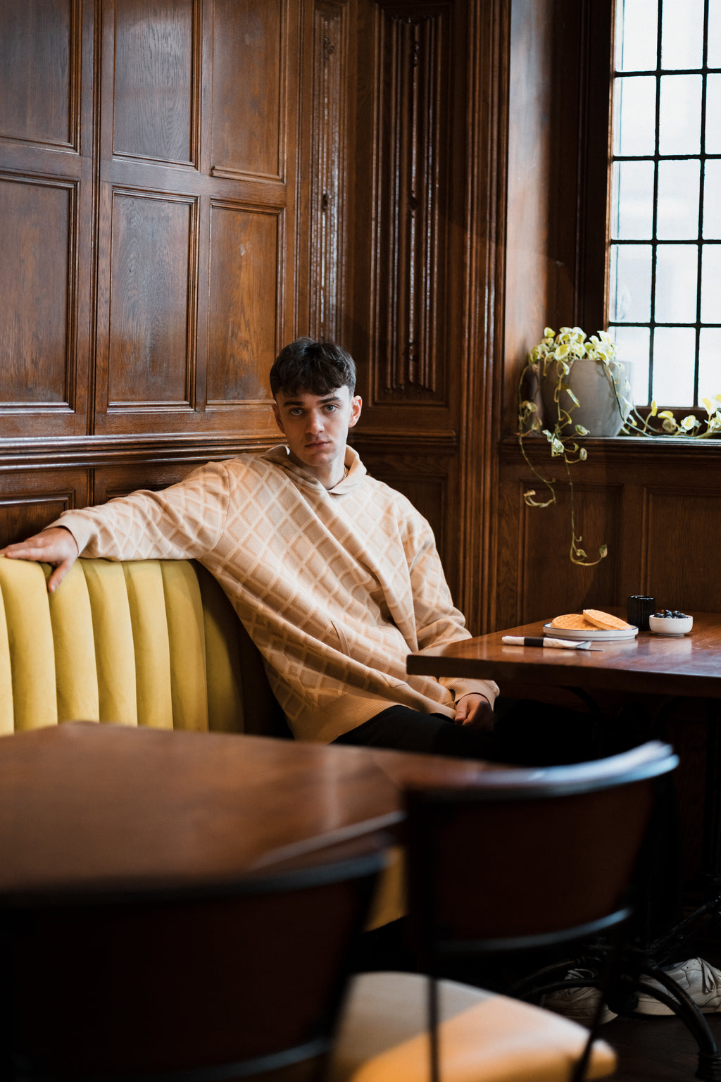 Eggo® Waffle Knit Sweater Hoodie