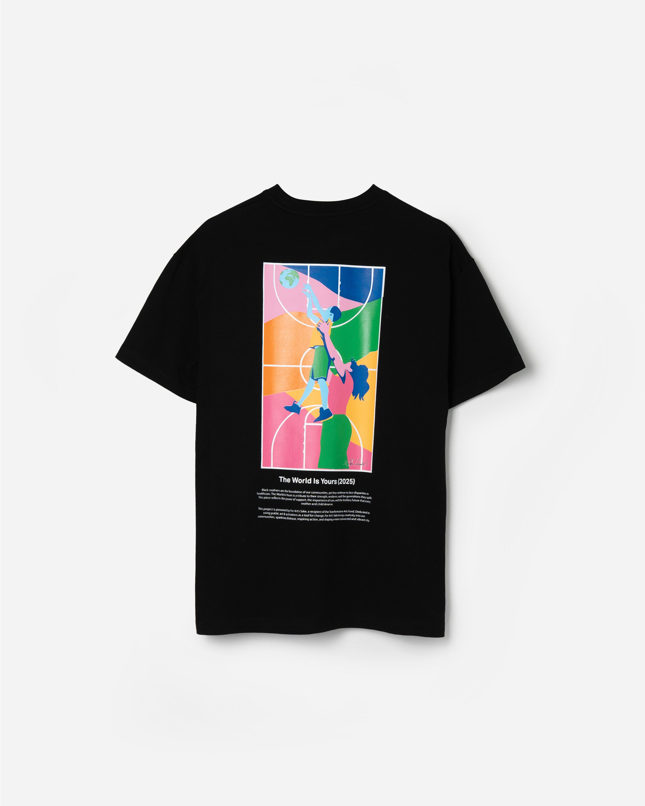 "The World is Yours" Mural Shirt (Black)