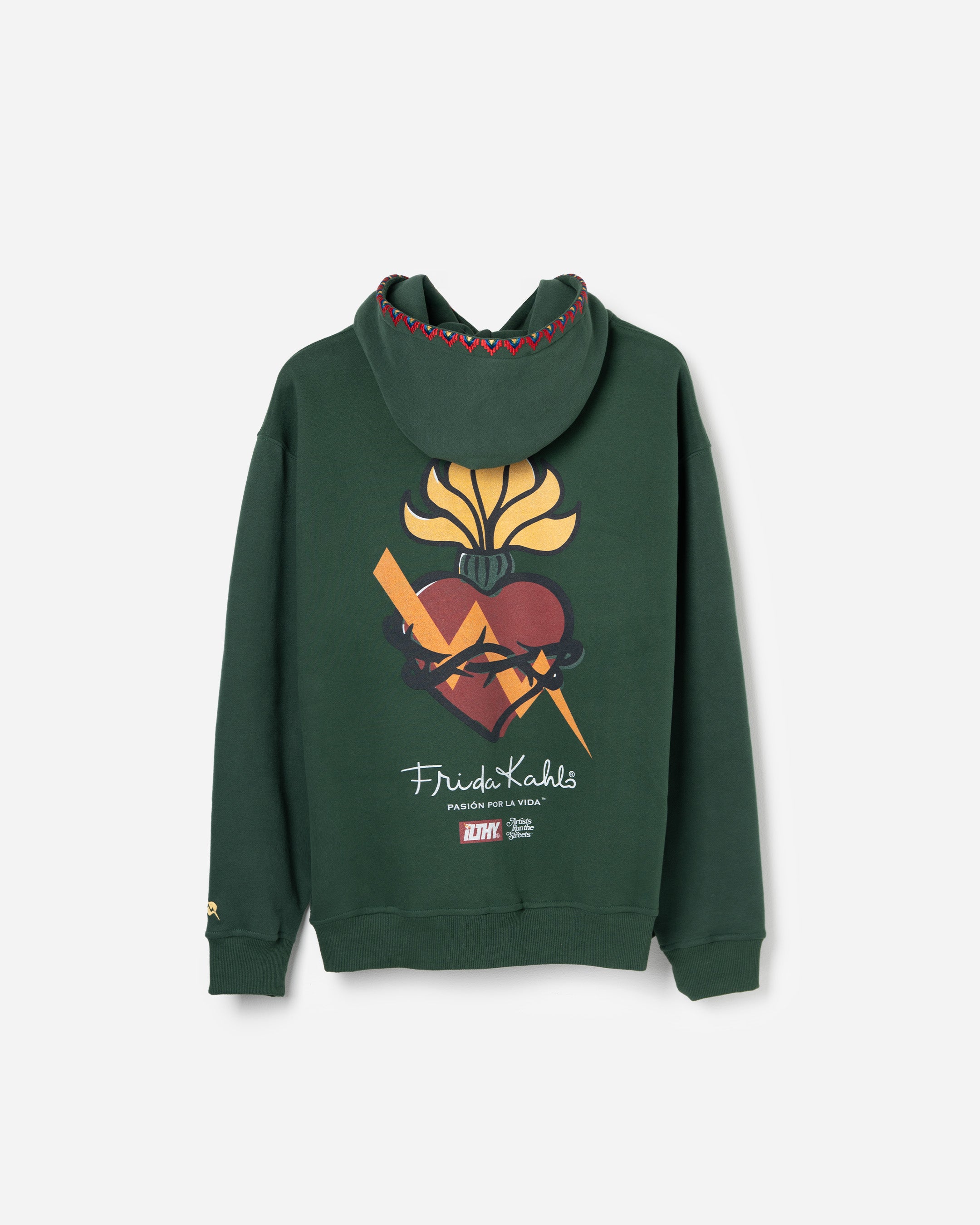 Frida Kahlo Pasión Por La Vida Forest Hoodie (Pre-Order)