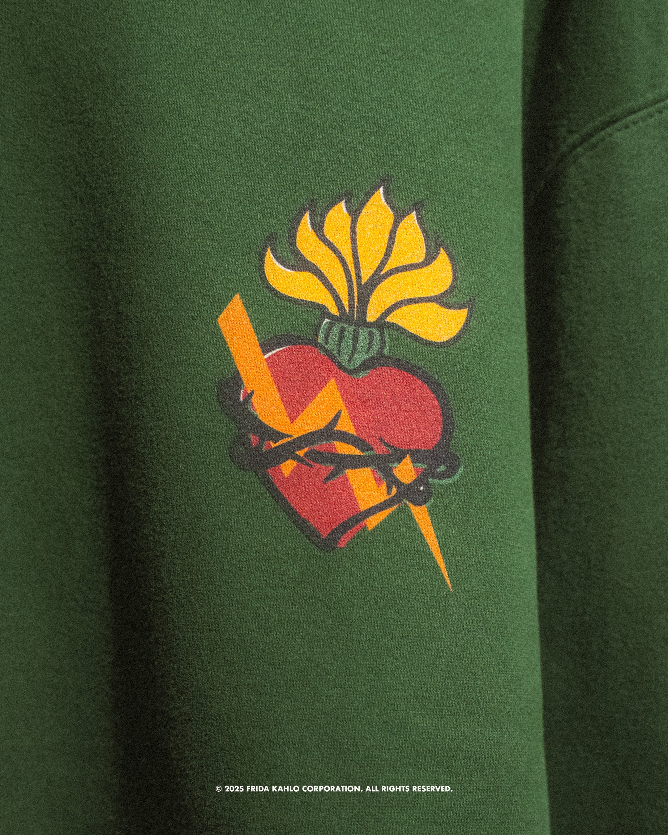 Frida Kahlo Pasión Por La Vida Forest Hoodie (Pre-Order)