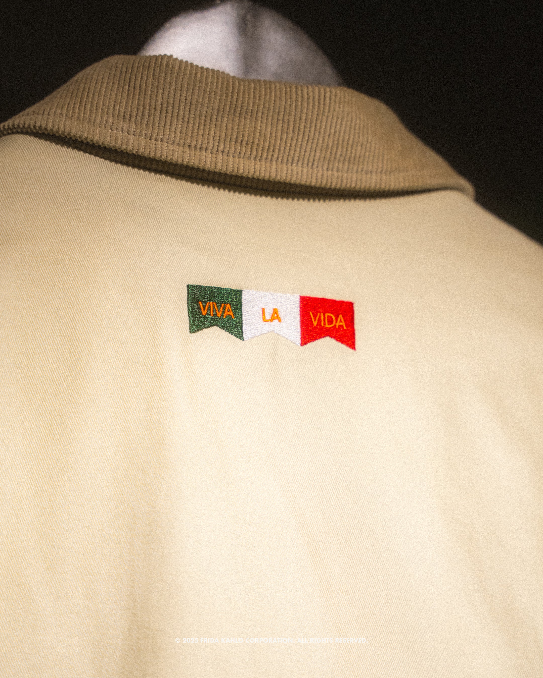 Frida Kahlo Artists Run the Streets™ Cream Work Jacket (Pre-Order)