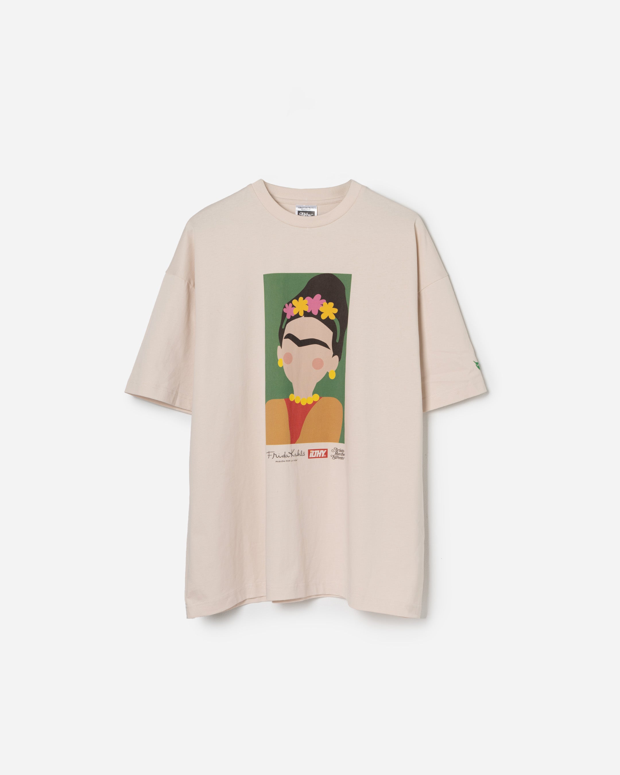 Frida Kahlo Abstract Portrait Cream T-Shirt (Pre-Order)