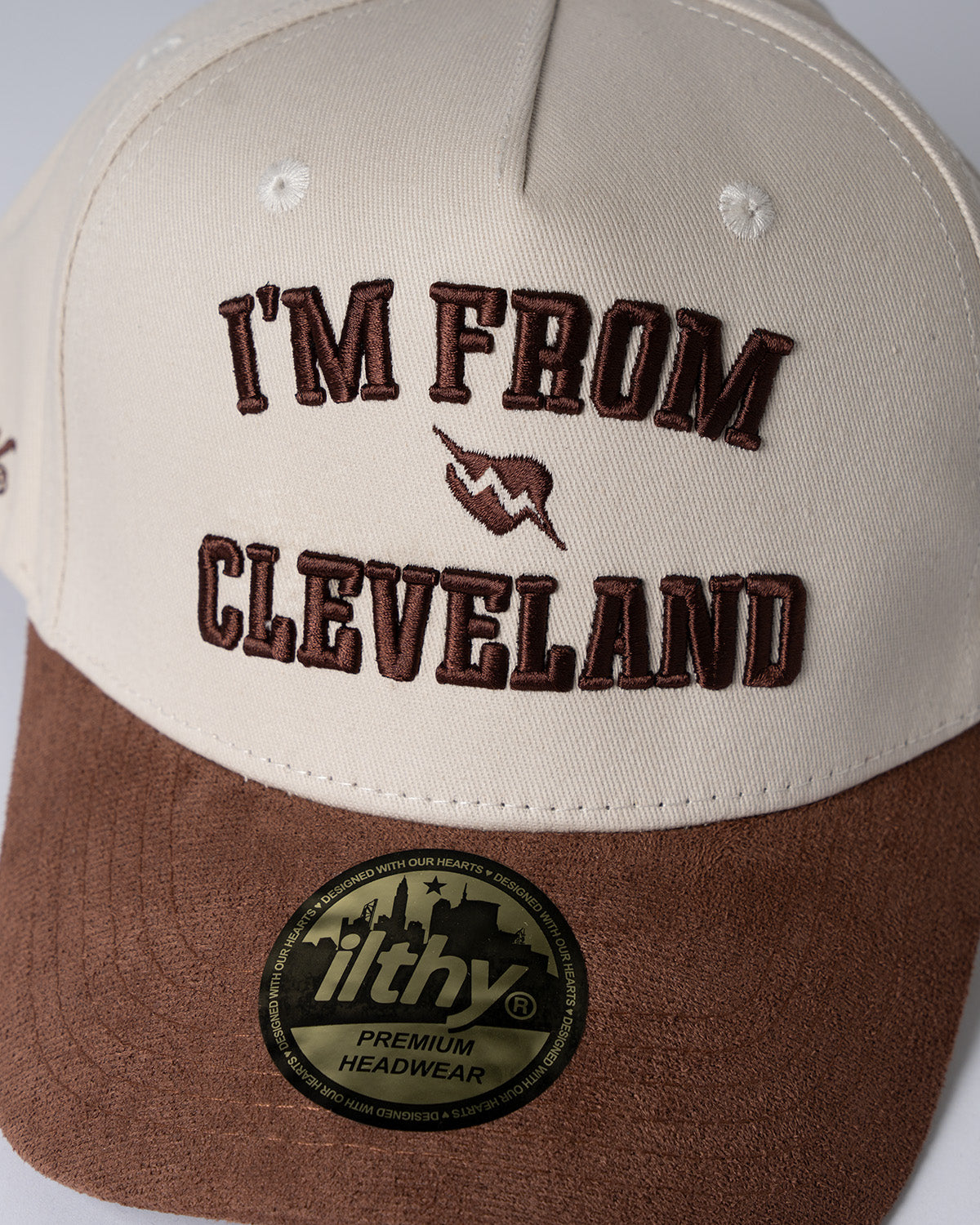 I'm From Cleveland Cap (Brown/Cream)