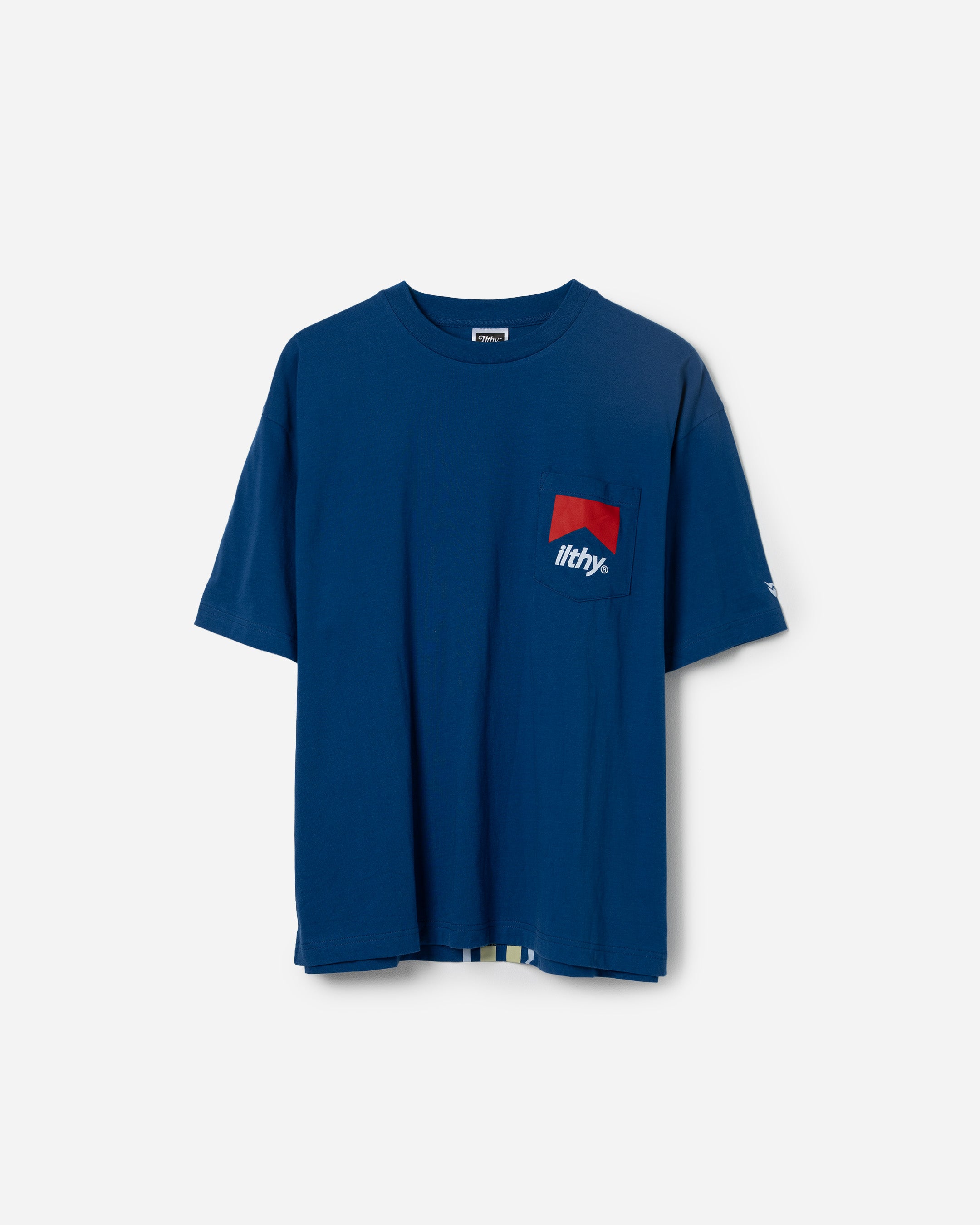 Racing Stripes Mid-Weight Tee (Blue)
