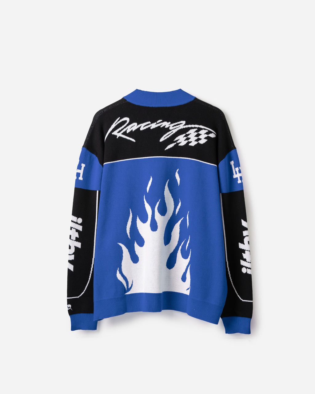Ohio Native™ Knit Moto Sweater (Blue)