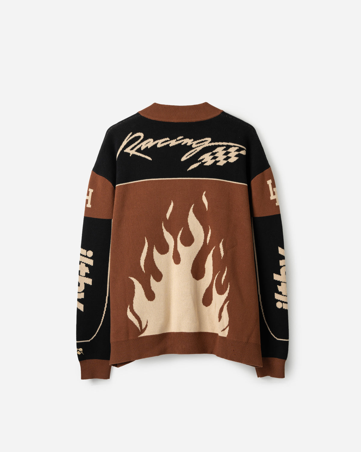 Ohio Native™ Knit Moto Sweater (Brown)