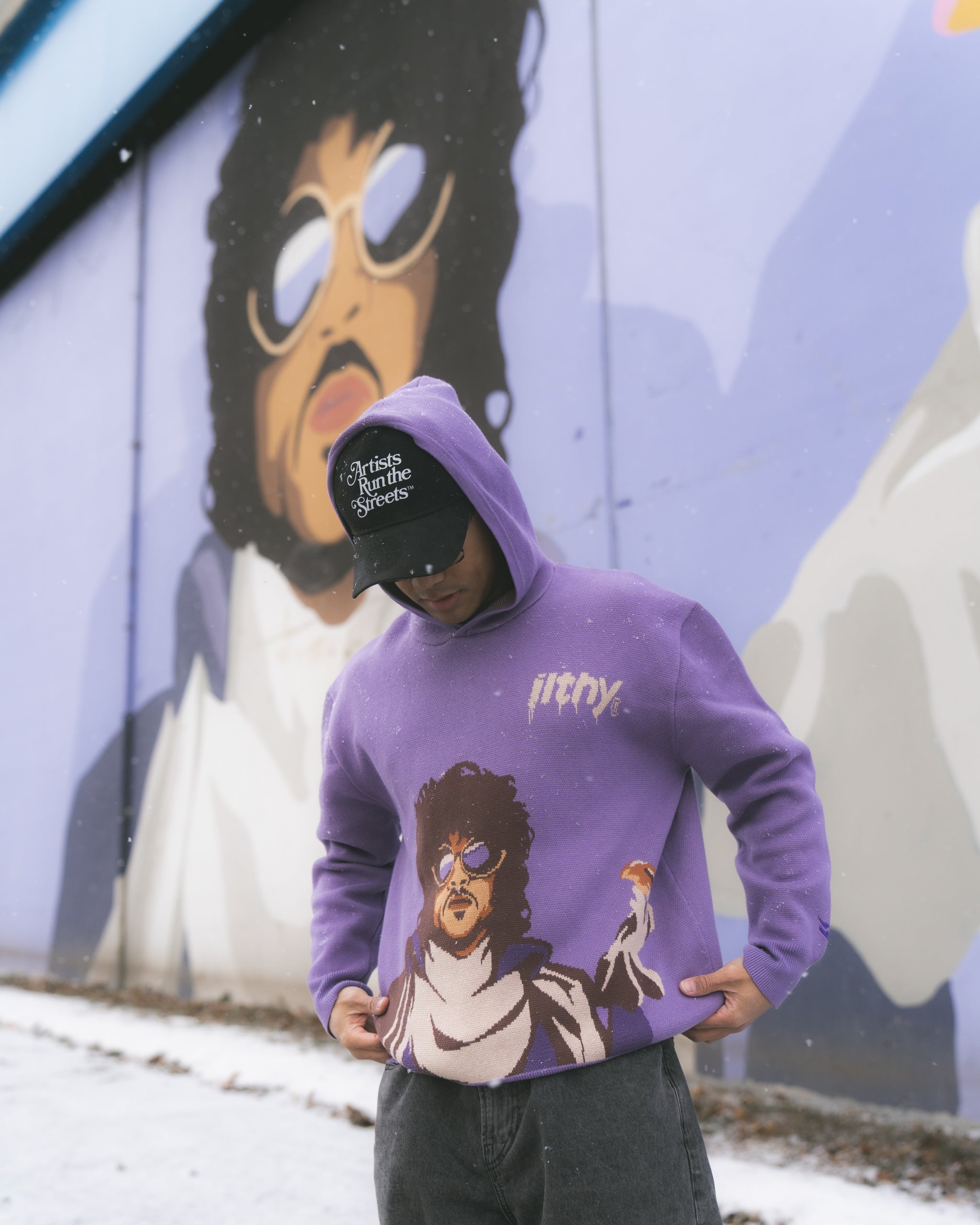 Prince Knit Sweater Hoodie