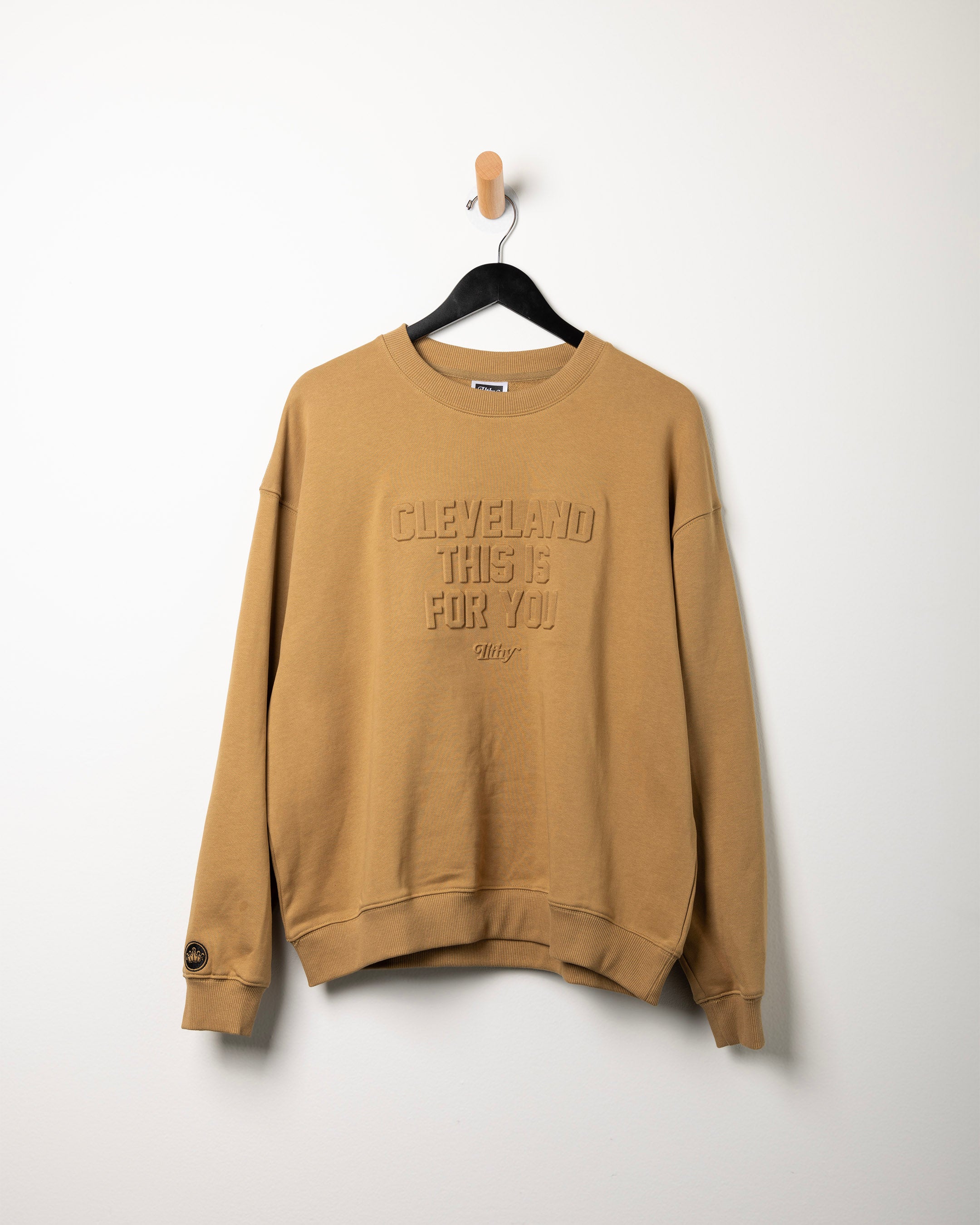 ILTHY® for LeBron James Family Foundation Embossed Crewneck (Tan)