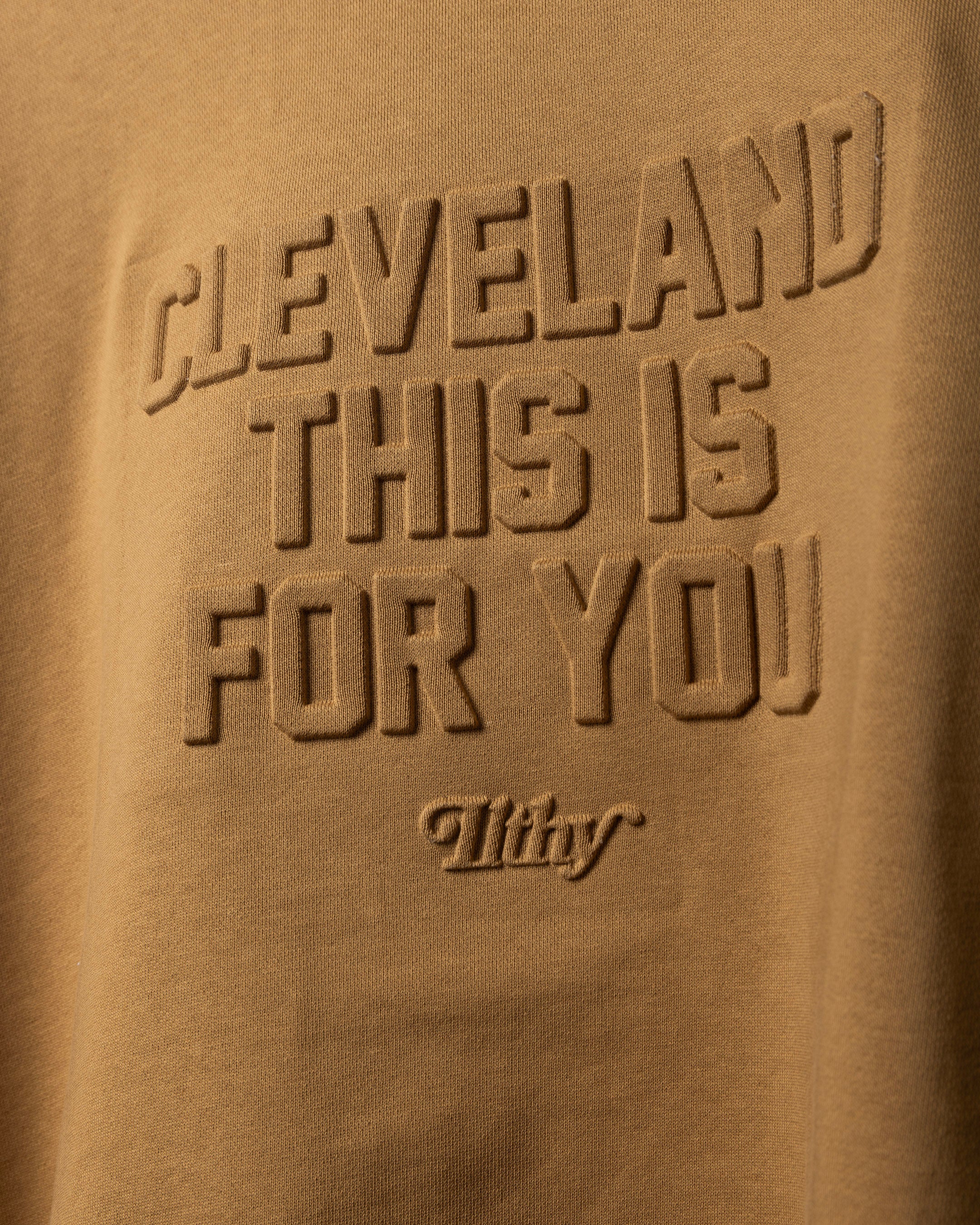ILTHY® for LeBron James Family Foundation Embossed Crewneck (Tan)