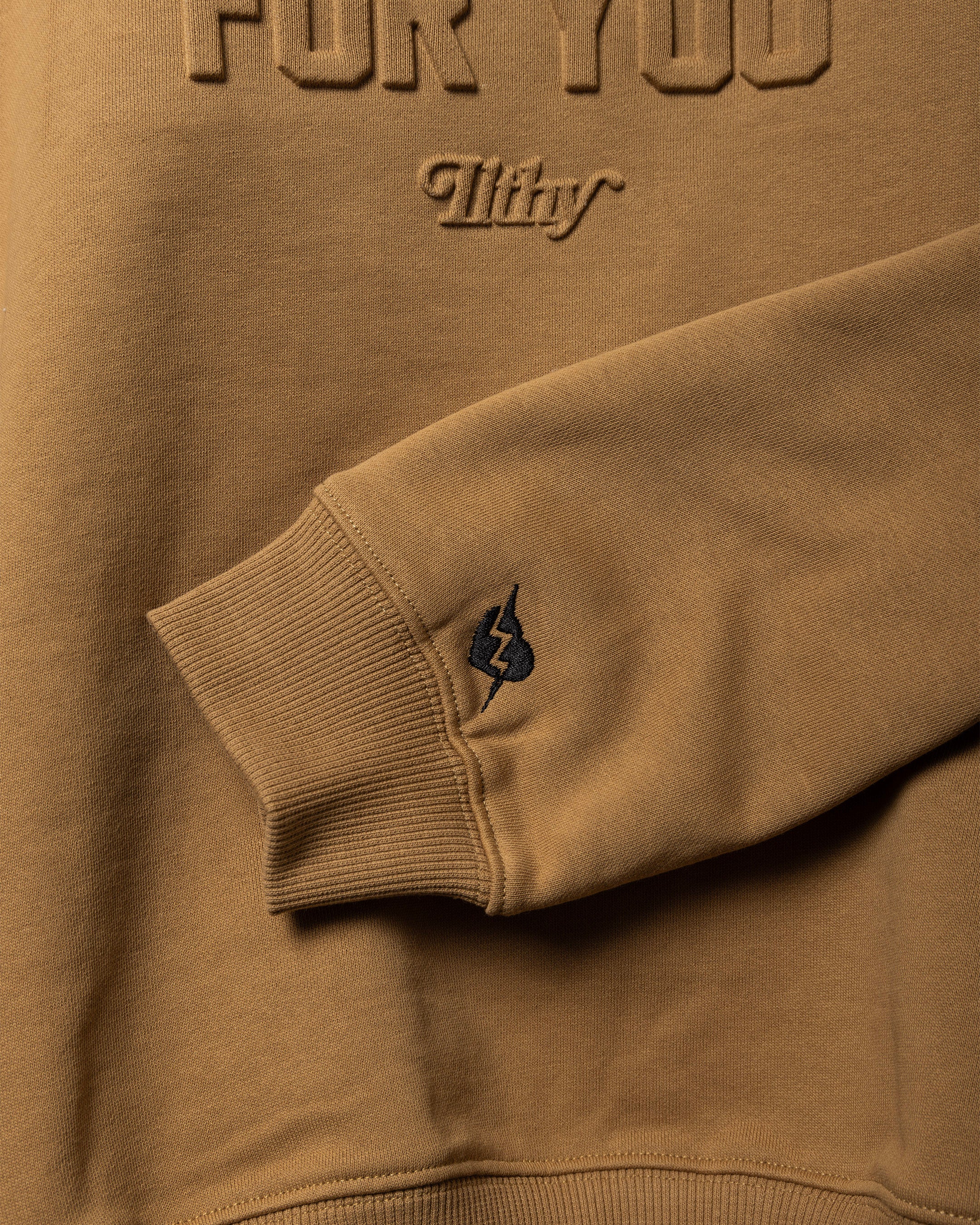ILTHY® for LeBron James Family Foundation Embossed Crewneck (Tan)