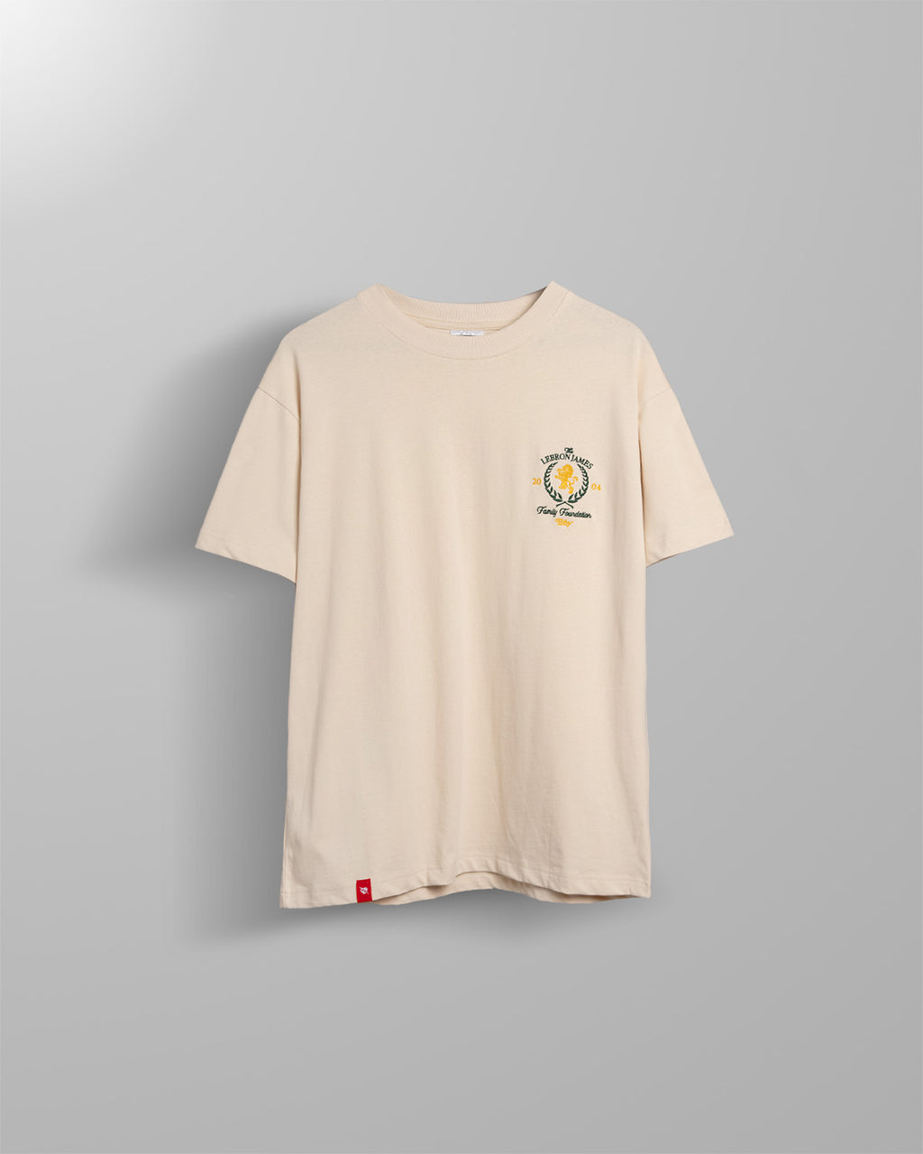 LeBron James Family Foundation Crest Heavyweight T-Shirt (Cream)