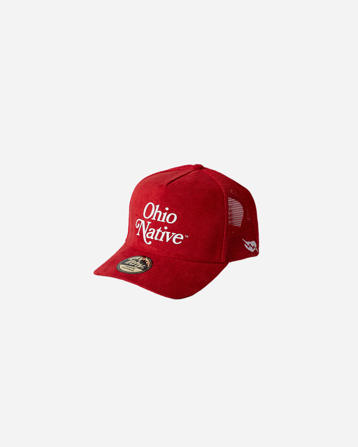 ILTHY® Ohio Native™ Trucker Cap (Red Suede)
