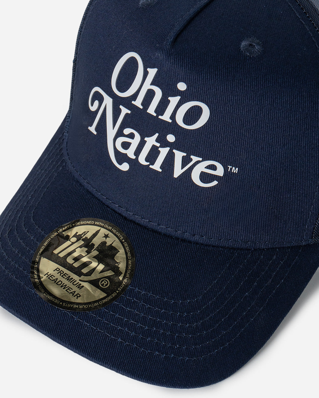 Ohio Native™ Heart Mesh Trucker (Navy)