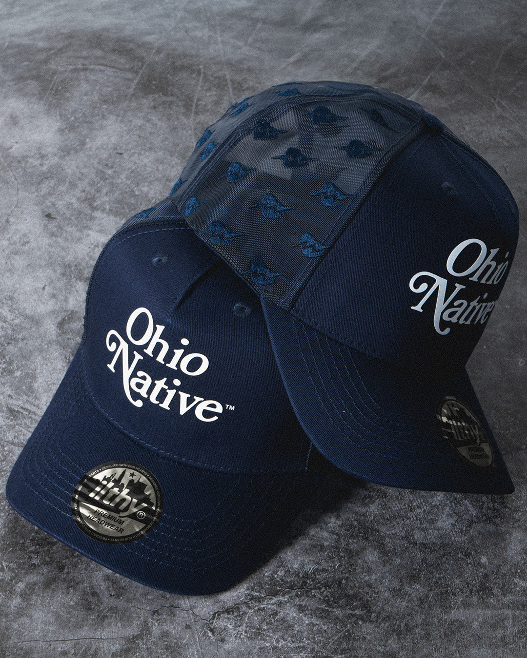 Ohio Native™ Heart Mesh Trucker (Navy)