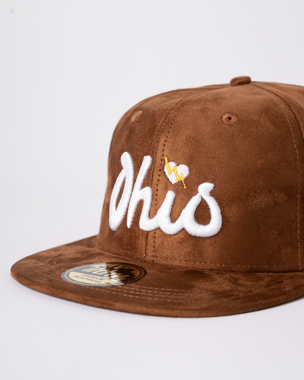 ILTHY® Ohio Script Suede Cap (Brown)