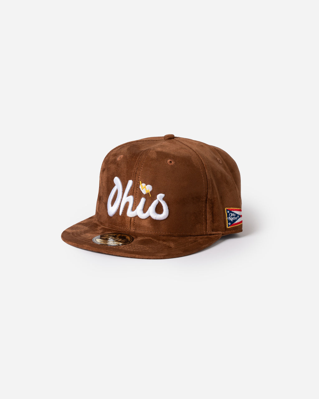 ILTHY® Ohio Script Suede Cap (Brown)