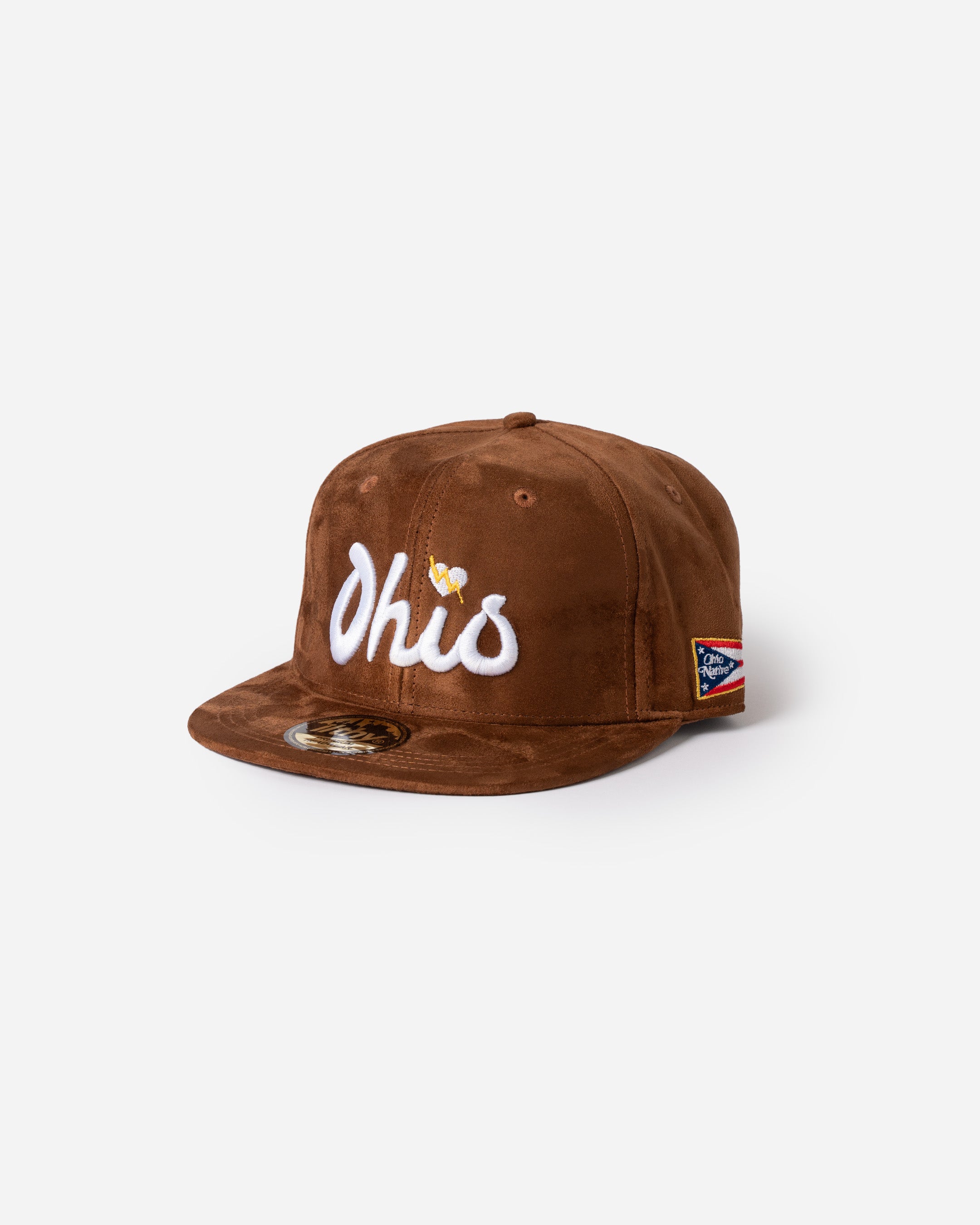 ILTHY® Ohio Script Suede Cap (Brown)