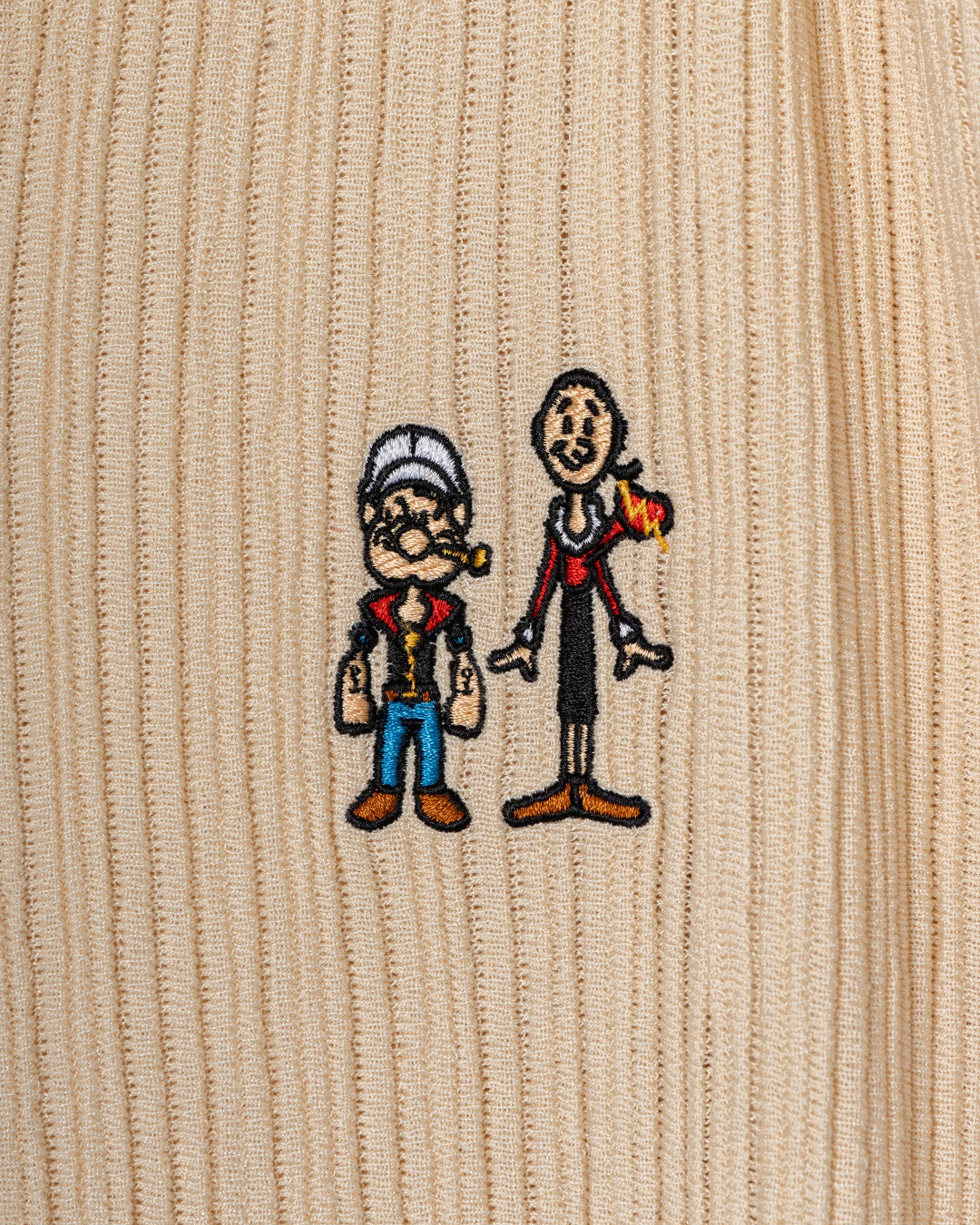 Popeye® & Olive Oyl Button-Up (Cream)