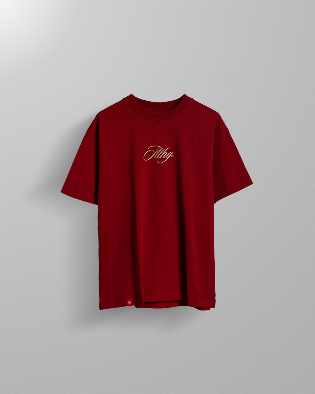 ILTHY® Museum of Art Heavy Weight Tee (Maroon Red)