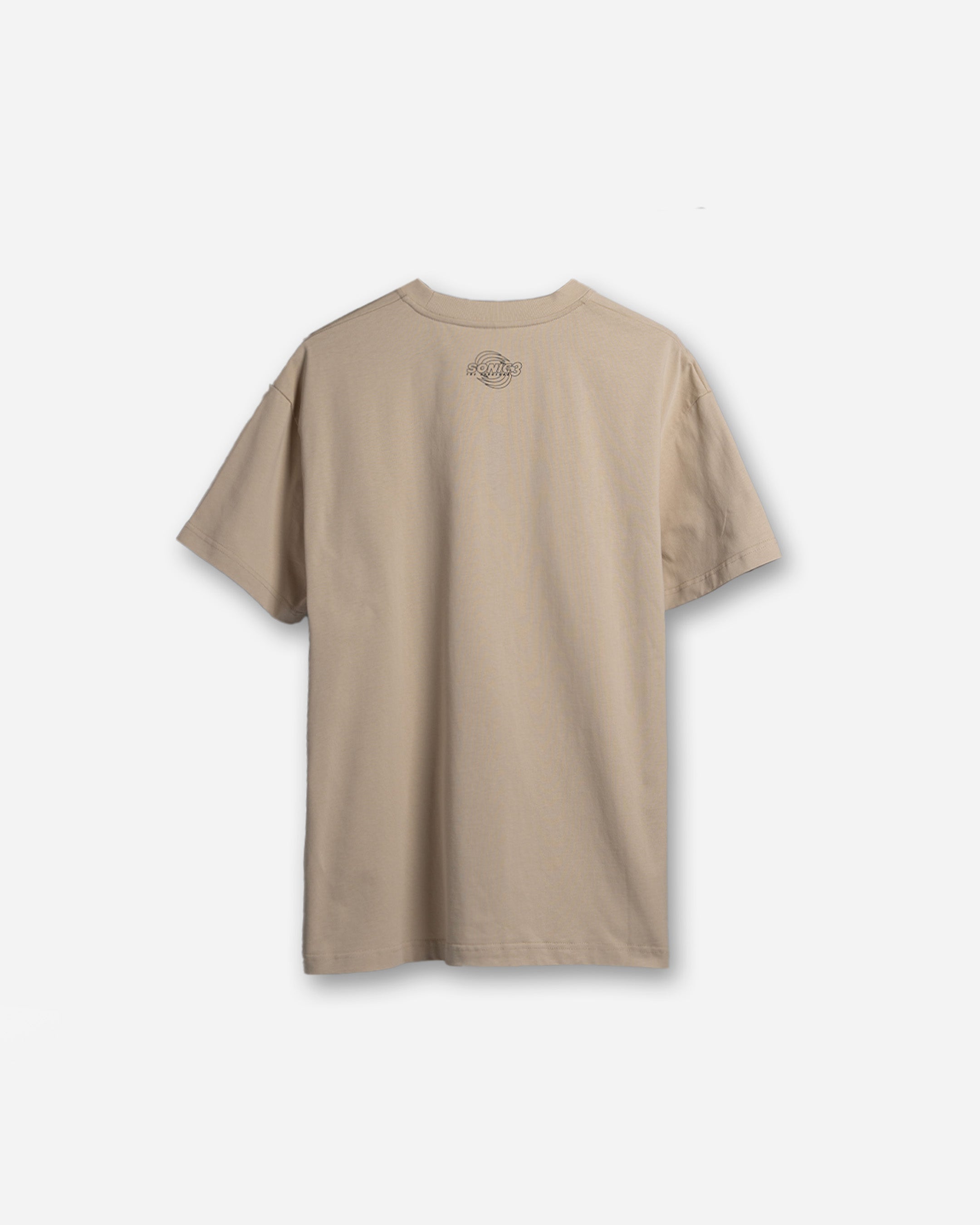 Sonic Block Logo Hero Trio Heavyweight T-Shirt (Cream)