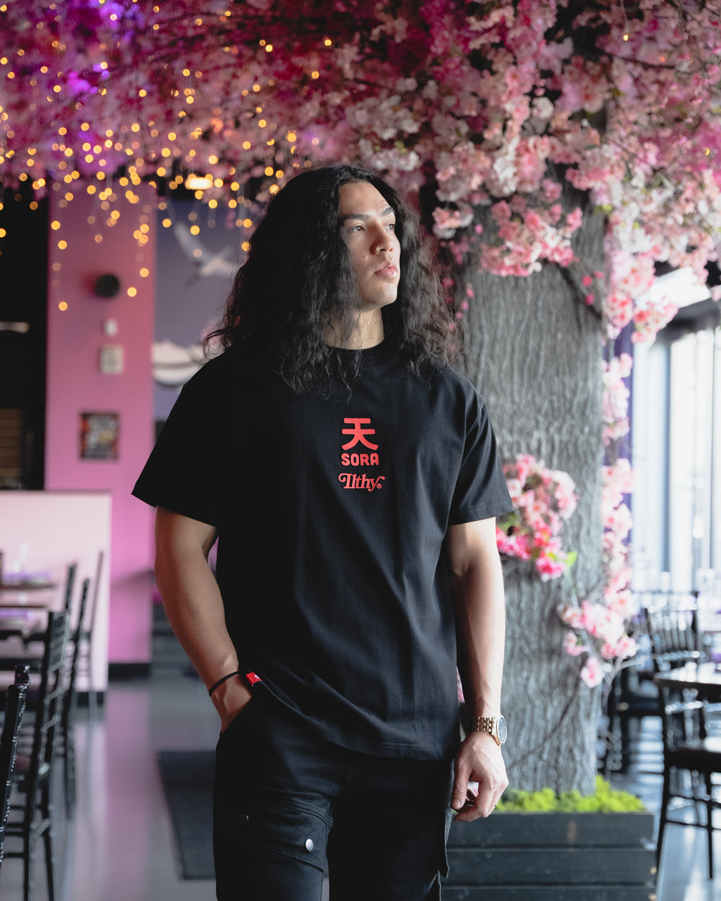 ILTHY® for Sora 天 3D silicone T-shirt (Black)