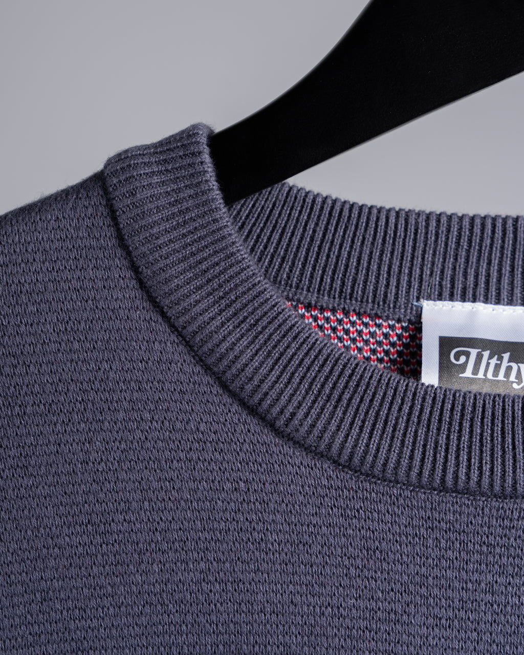ILTHY® for Sora 天 Crane Wife Jacquard Knit Sweater (Purple)