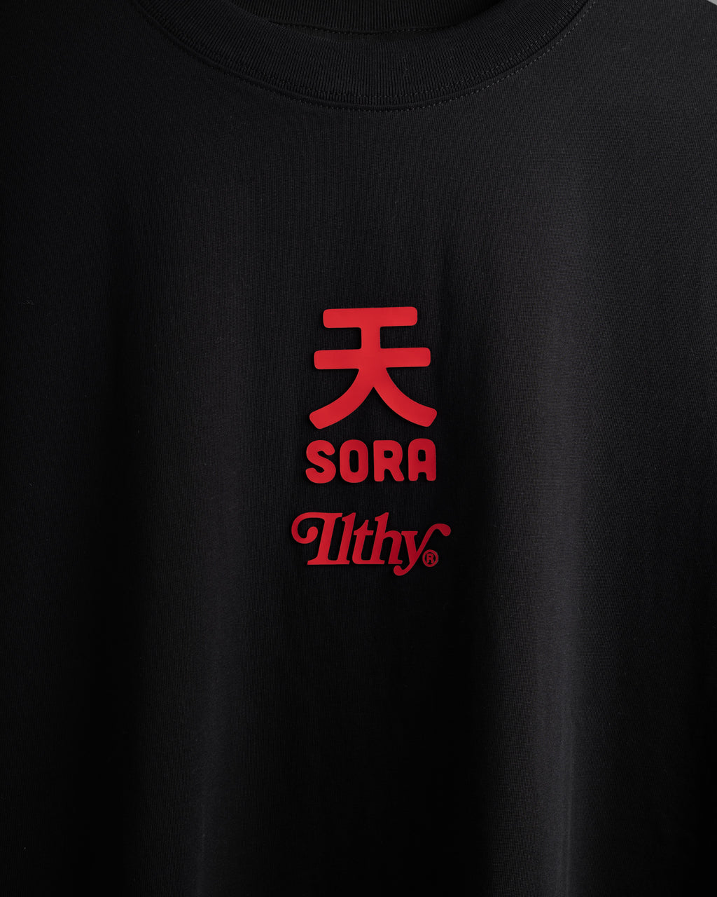 ILTHY® for Sora 天 3D silicone T-shirt (Black)