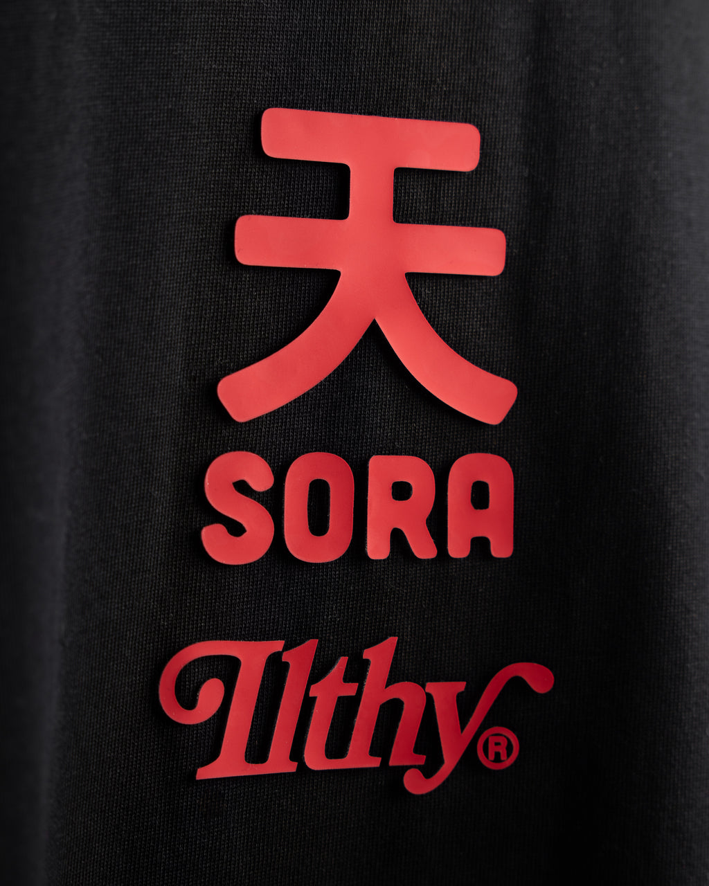 ILTHY® for Sora 天 3D silicone T-shirt (Black)