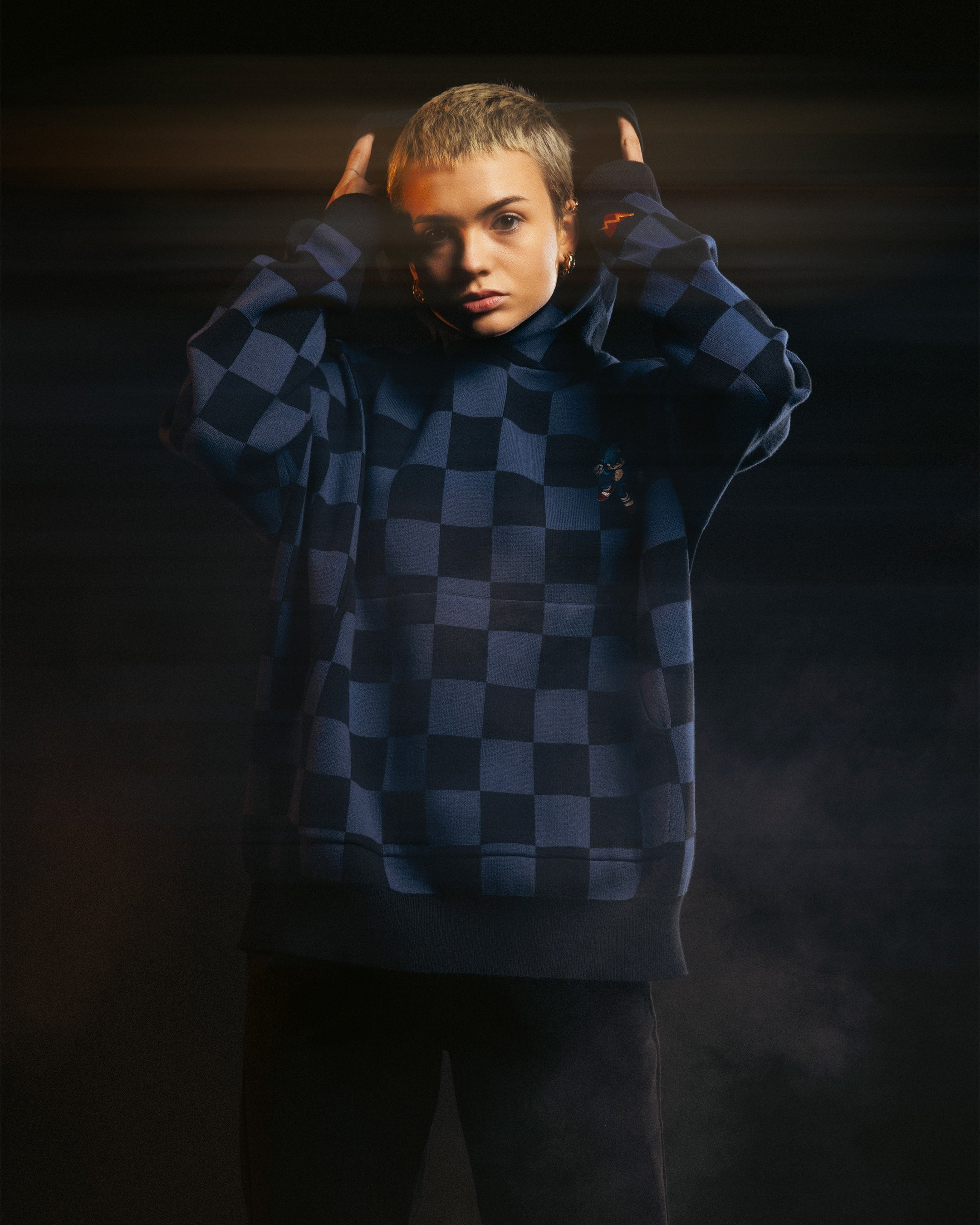 Sonic 3 Film Sweater Knit Hoodie