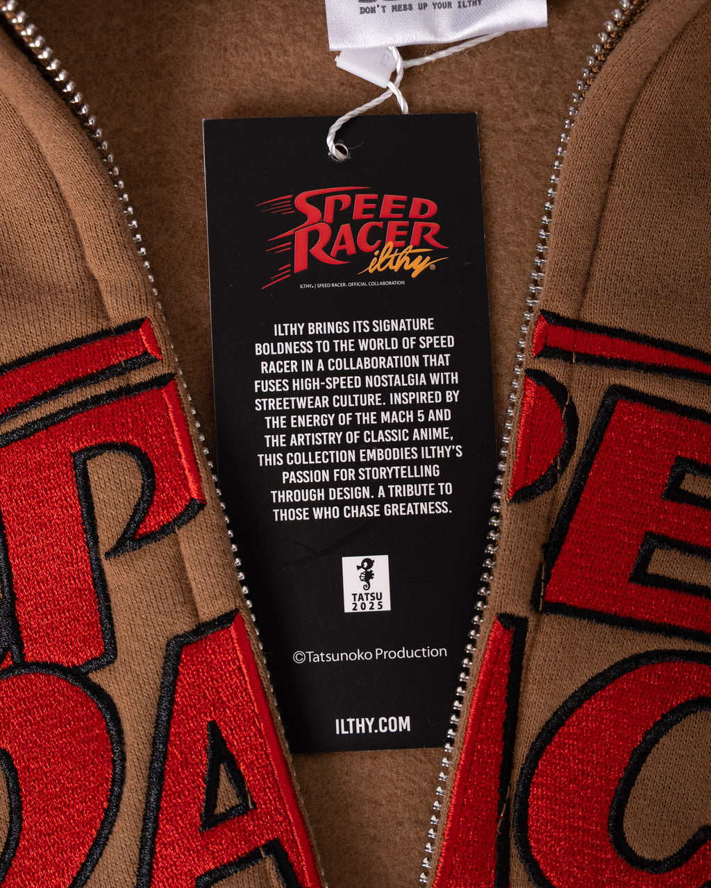 ILTHY® for Speed Racer Zip Hoodie (Brown)