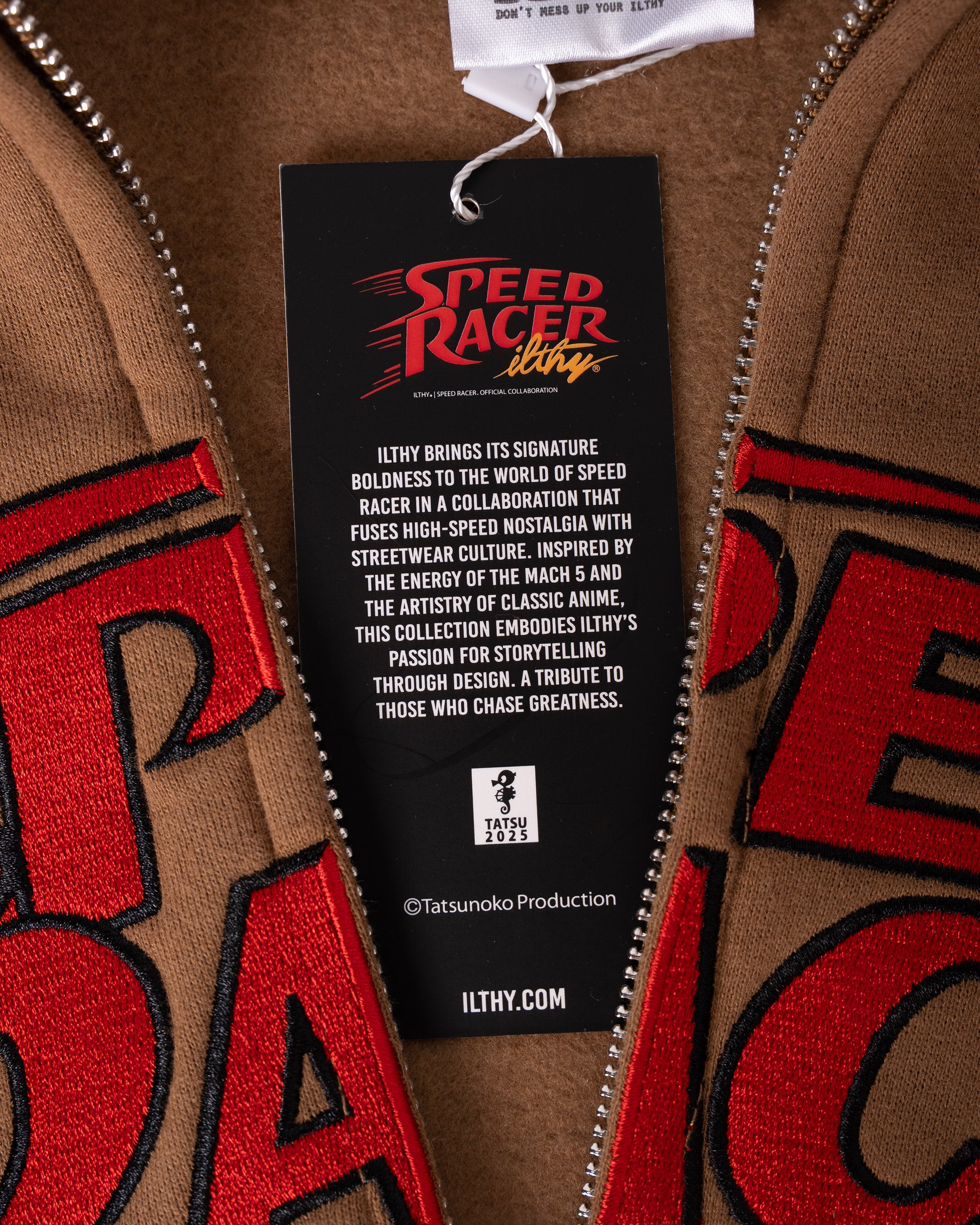 ILTHY® for Speed Racer Zip Hoodie (Brown)