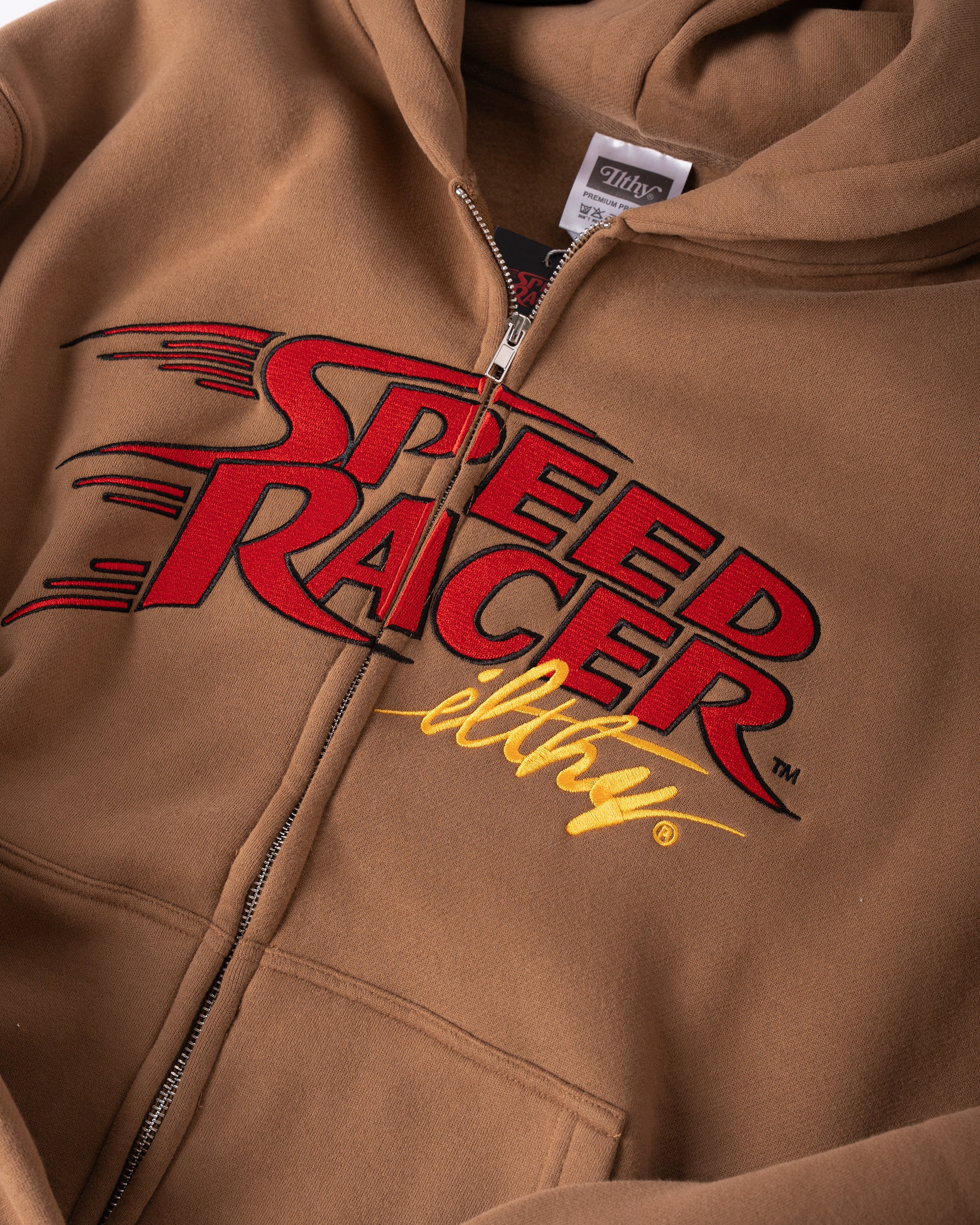 ILTHY® for Speed Racer Zip Hoodie (Brown)
