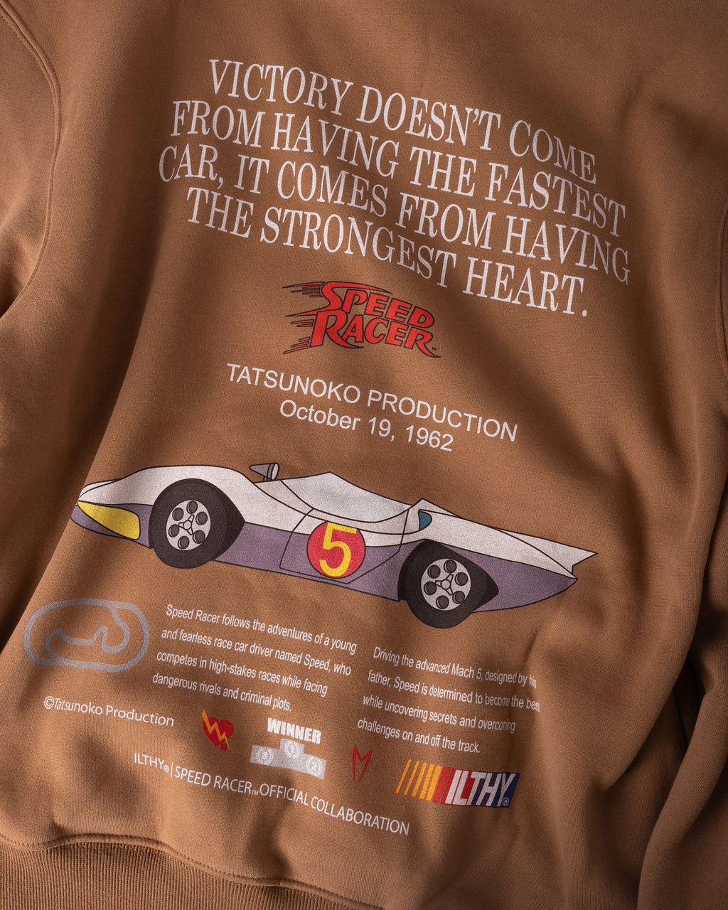 ILTHY® for Speed Racer Zip Hoodie (Brown)