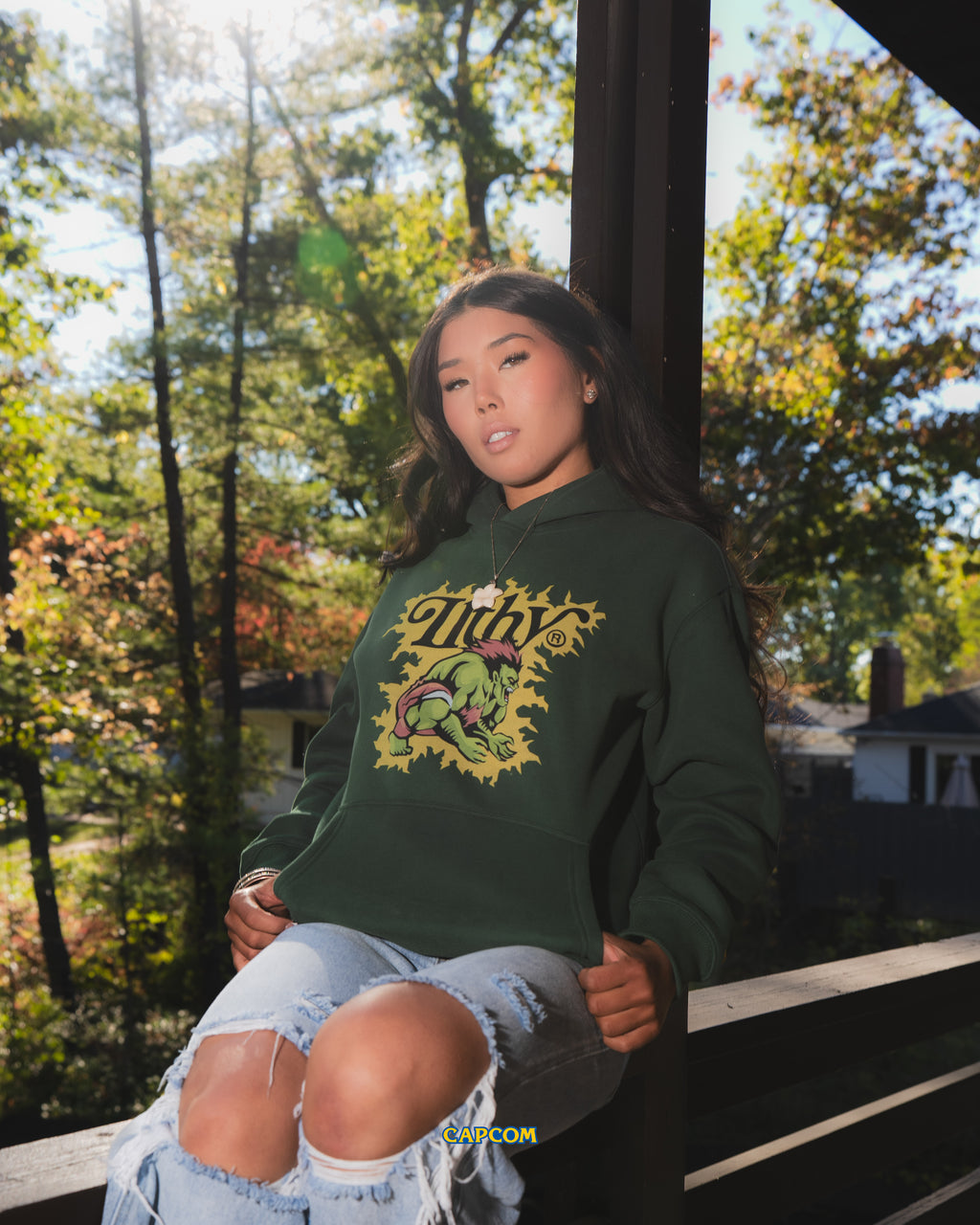 Street Fighter™ Blanka Hoodie (Green)