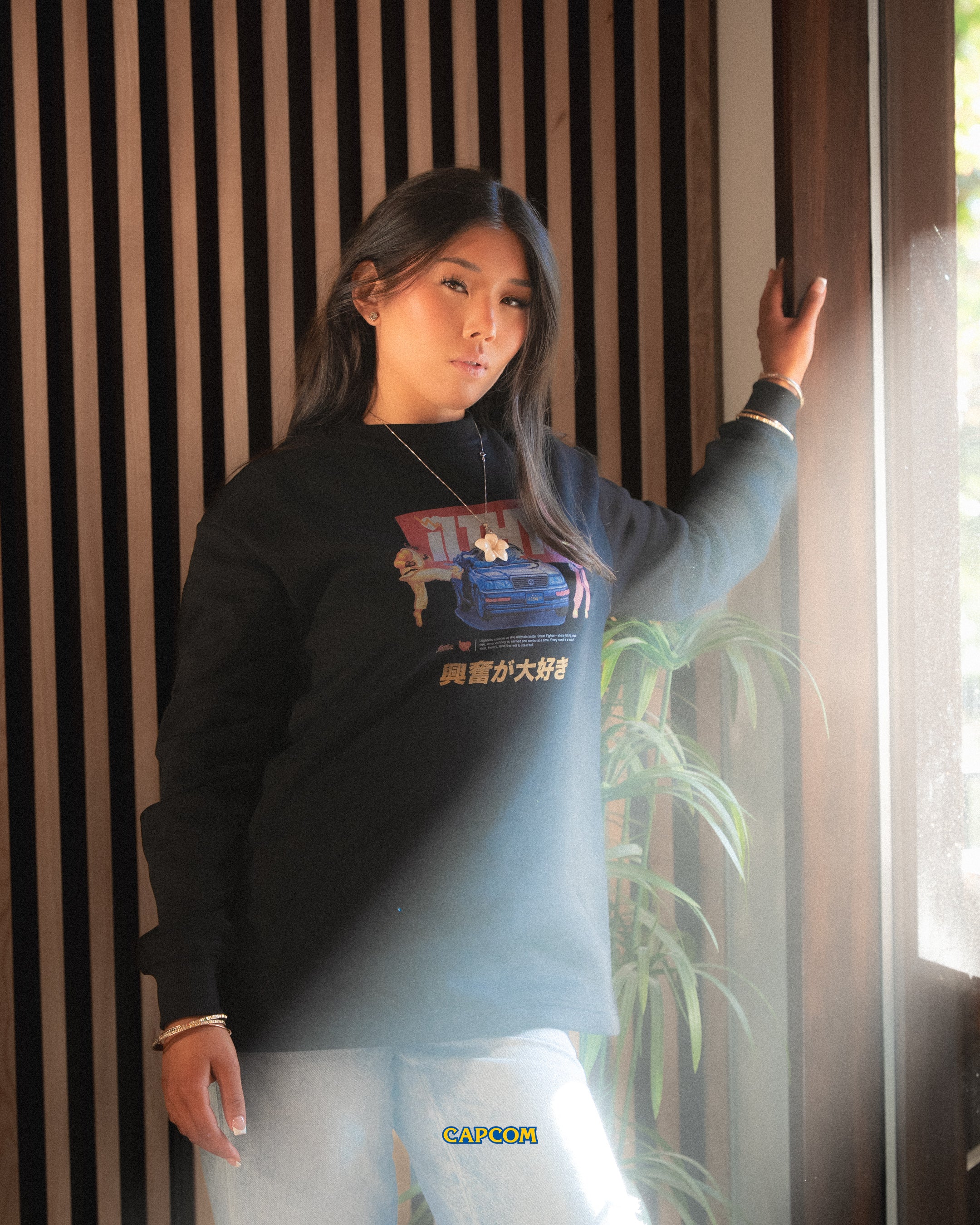 Street Fighter™ Bonus Stage Crewneck (Black)