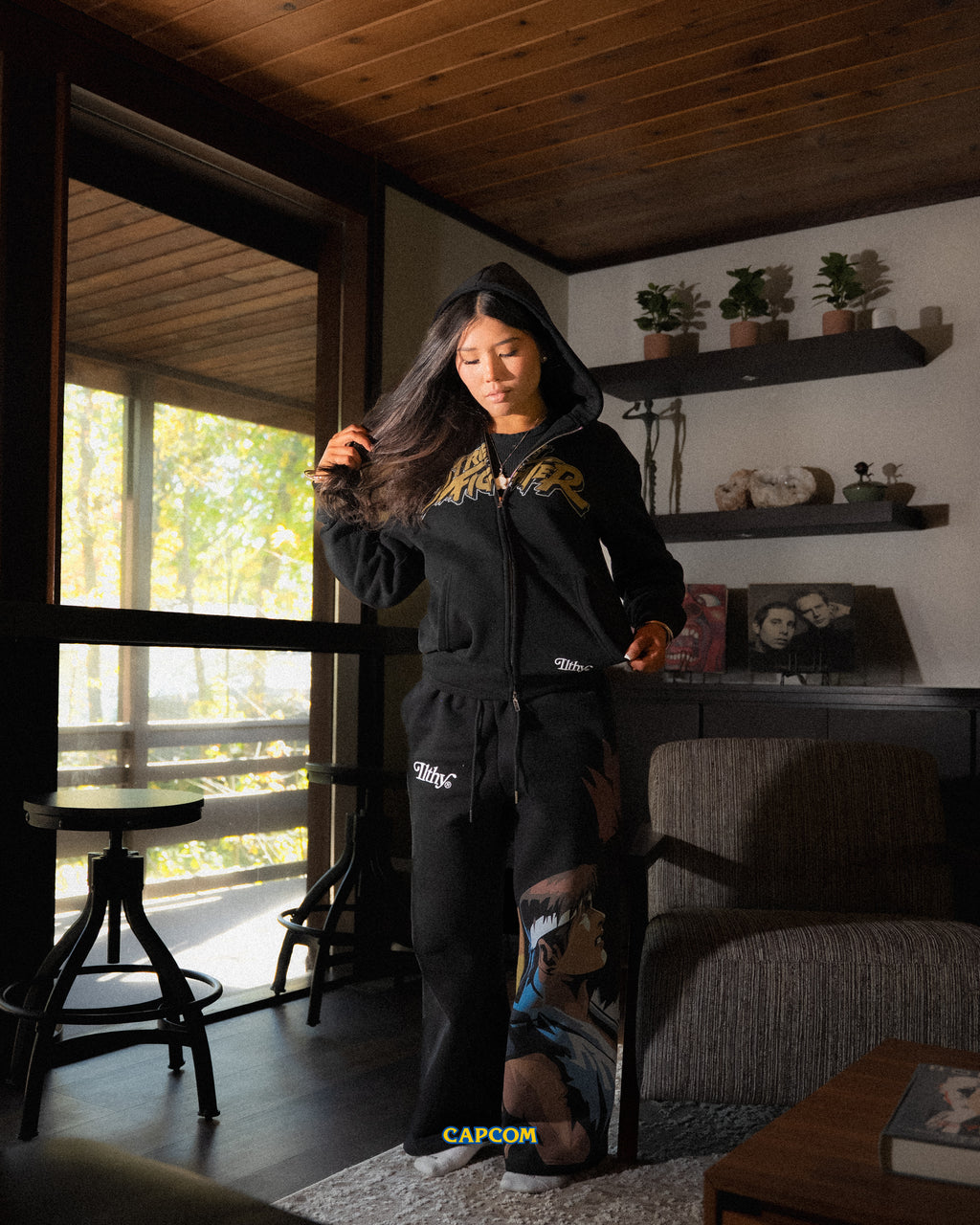 Street Fighter™ Wide Leg Sweatpants Ryu vs. Akuma