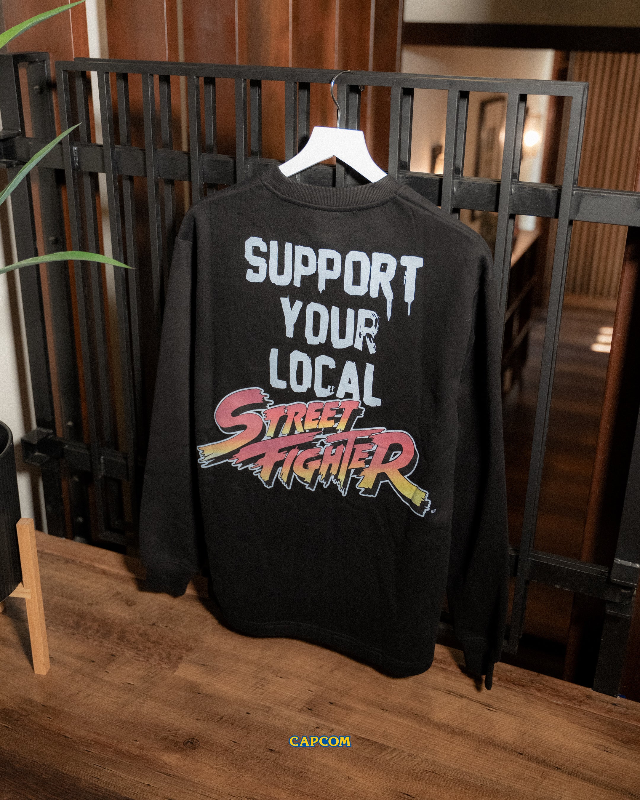 Street Fighter™ Bonus Stage Crewneck (Black)