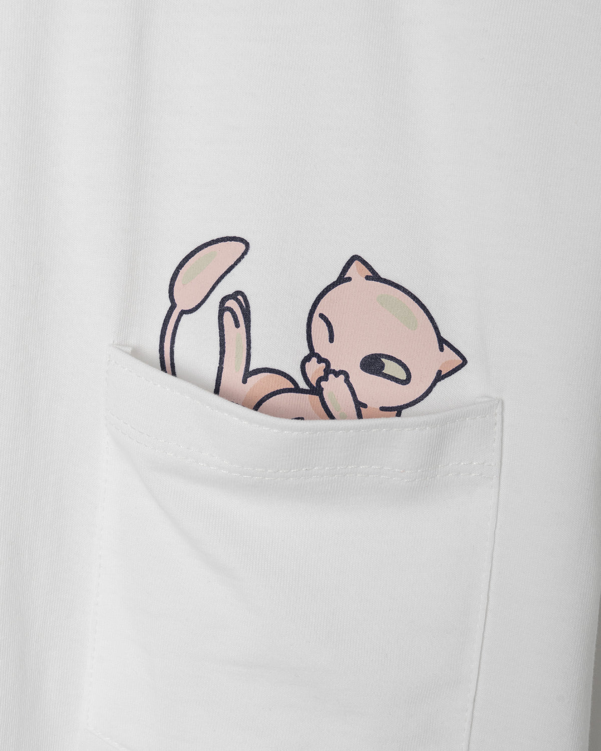 Jollybeast Mewtie Pie Tee (White)