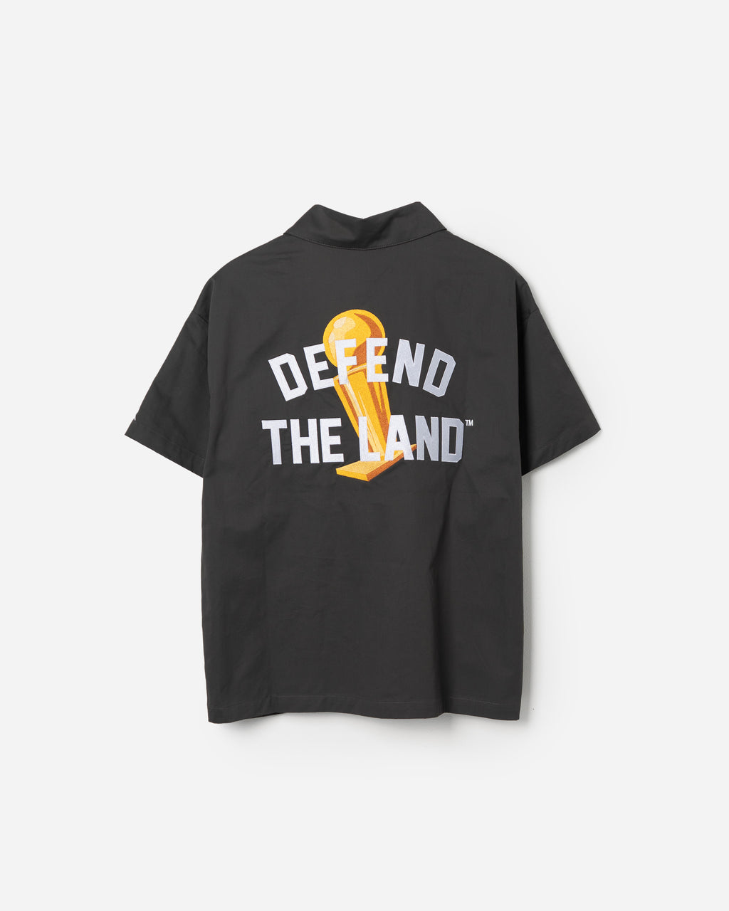Defend The Land™ Zip-Up Work Shirt (Black)