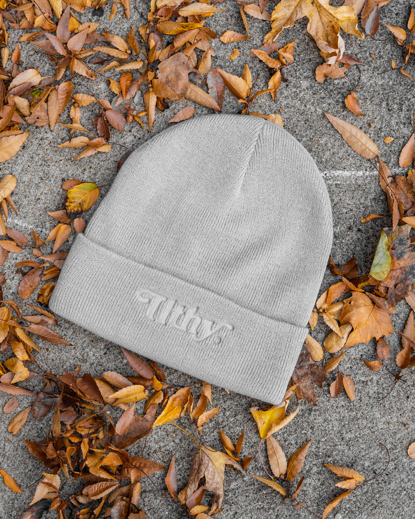 ILTHY® Premium Embossed Beanie (Gray)