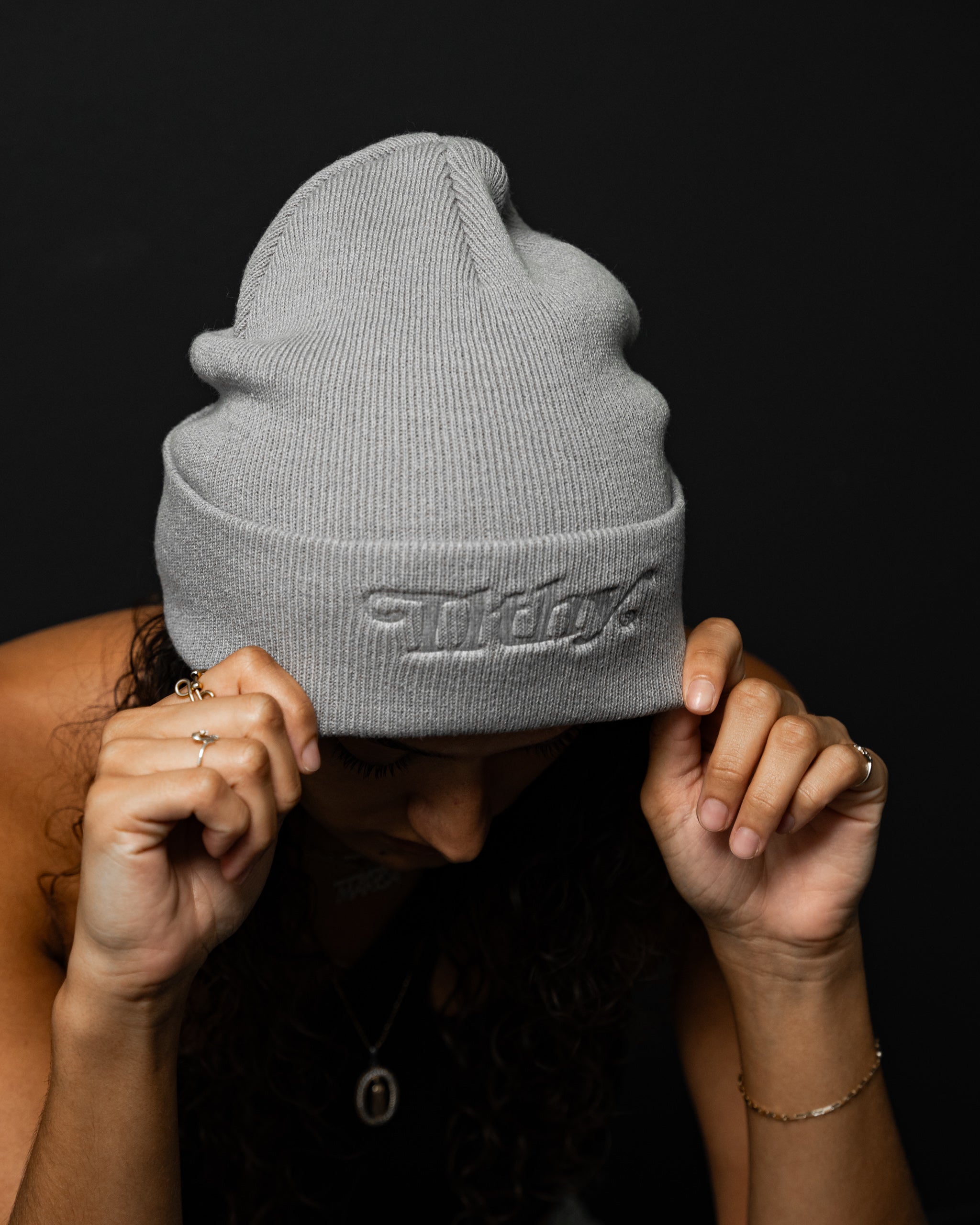 ILTHY® Premium Debossed Beanie (Gray)