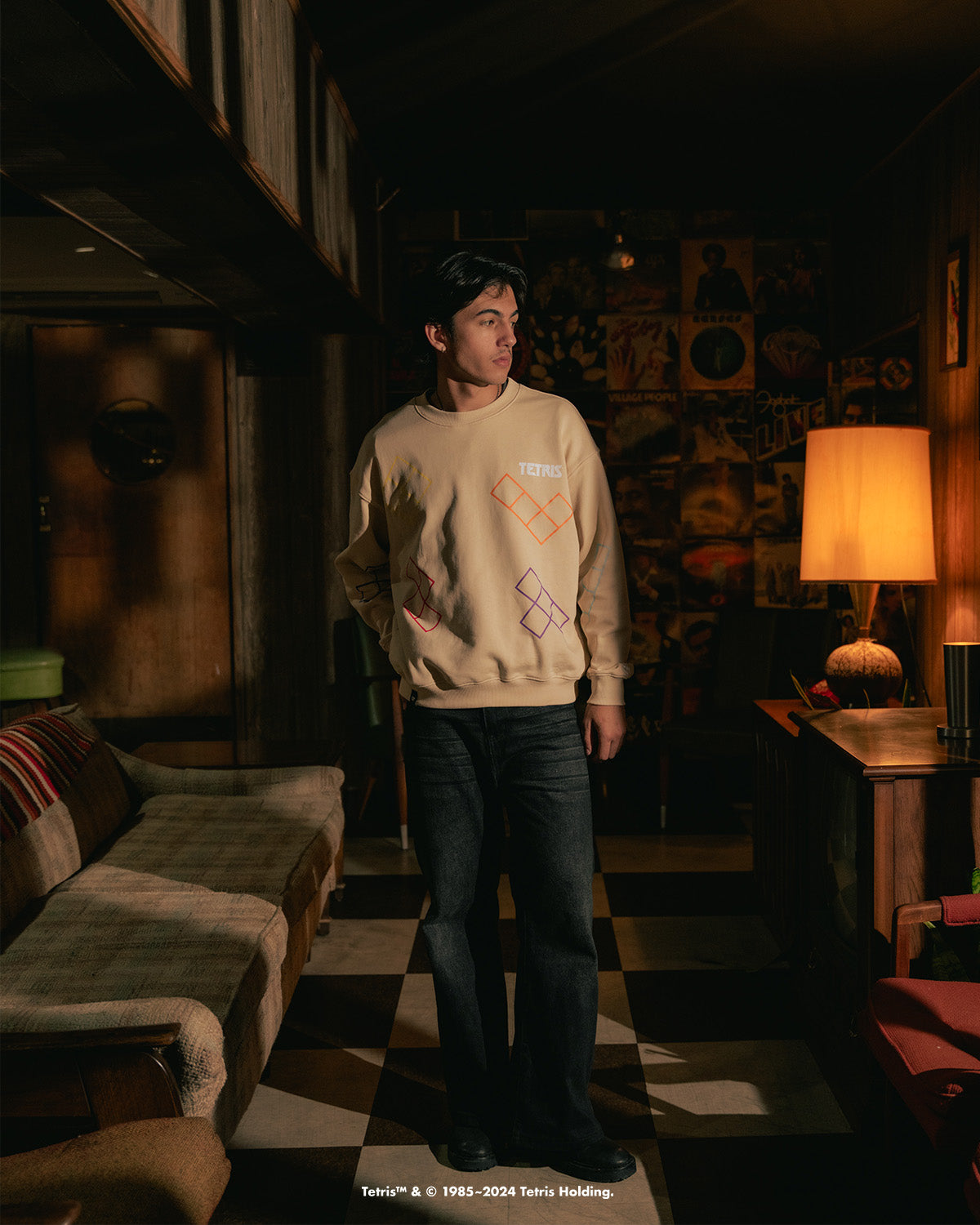 ILTHY® x Tetris® 40th Anniversary Cream Crewneck