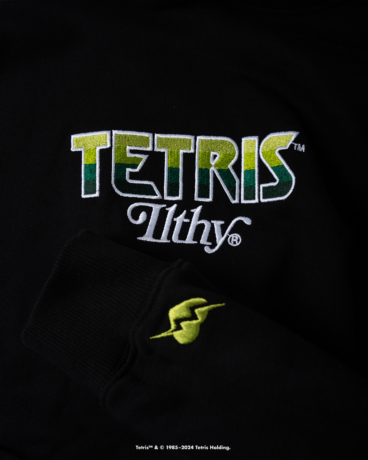 ILTHY® x Tetris® 40th Anniversary Black Hoodie