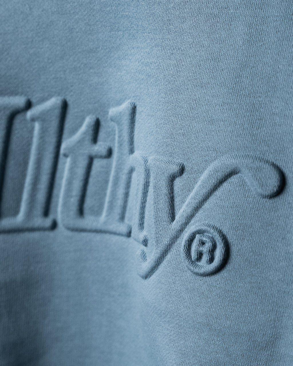 ILTHY®  Embossed Heavy Weight Crewneck (Steel Blue)