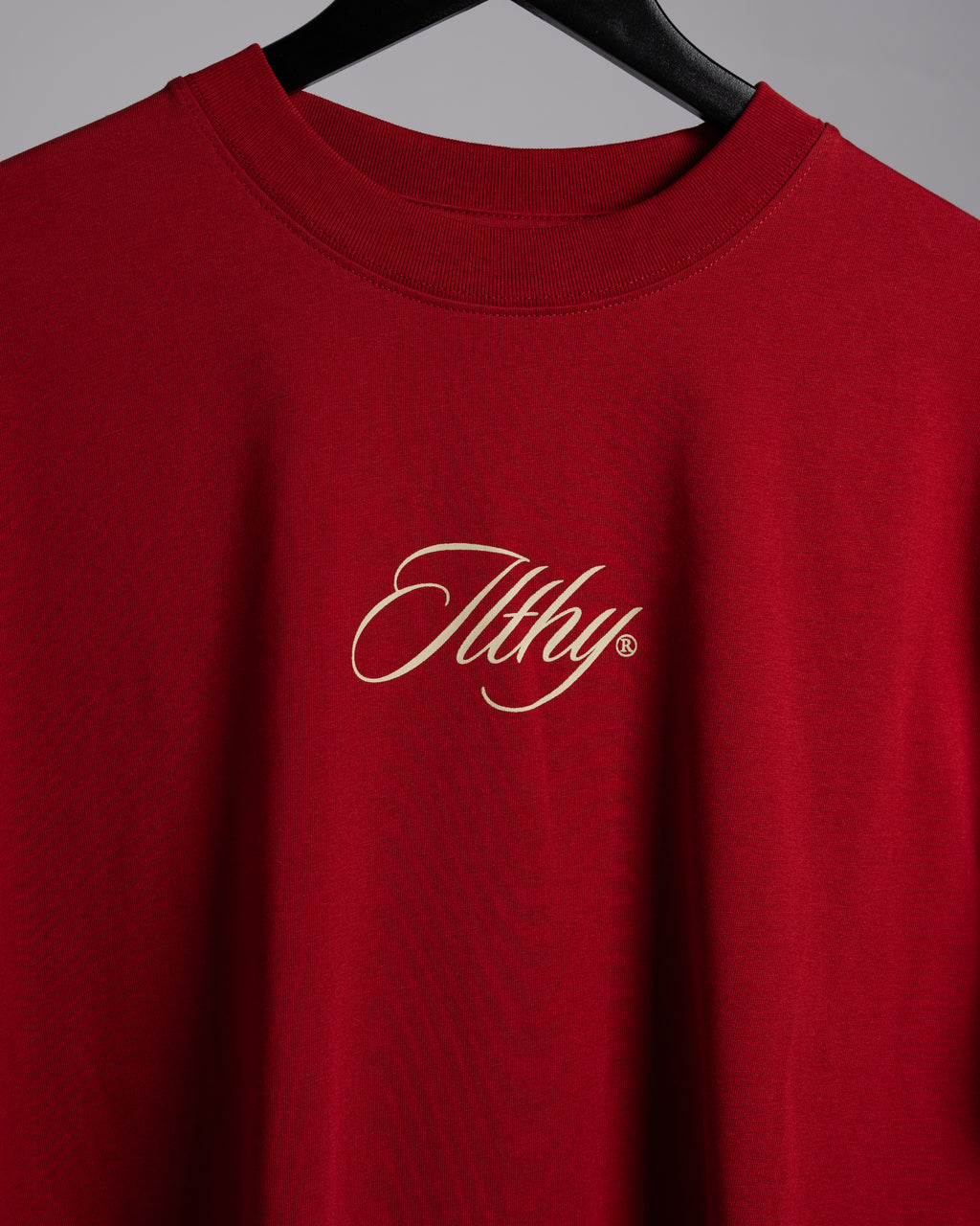 ILTHY® Museum of Art Heavy Weight Tee (Maroon Red)