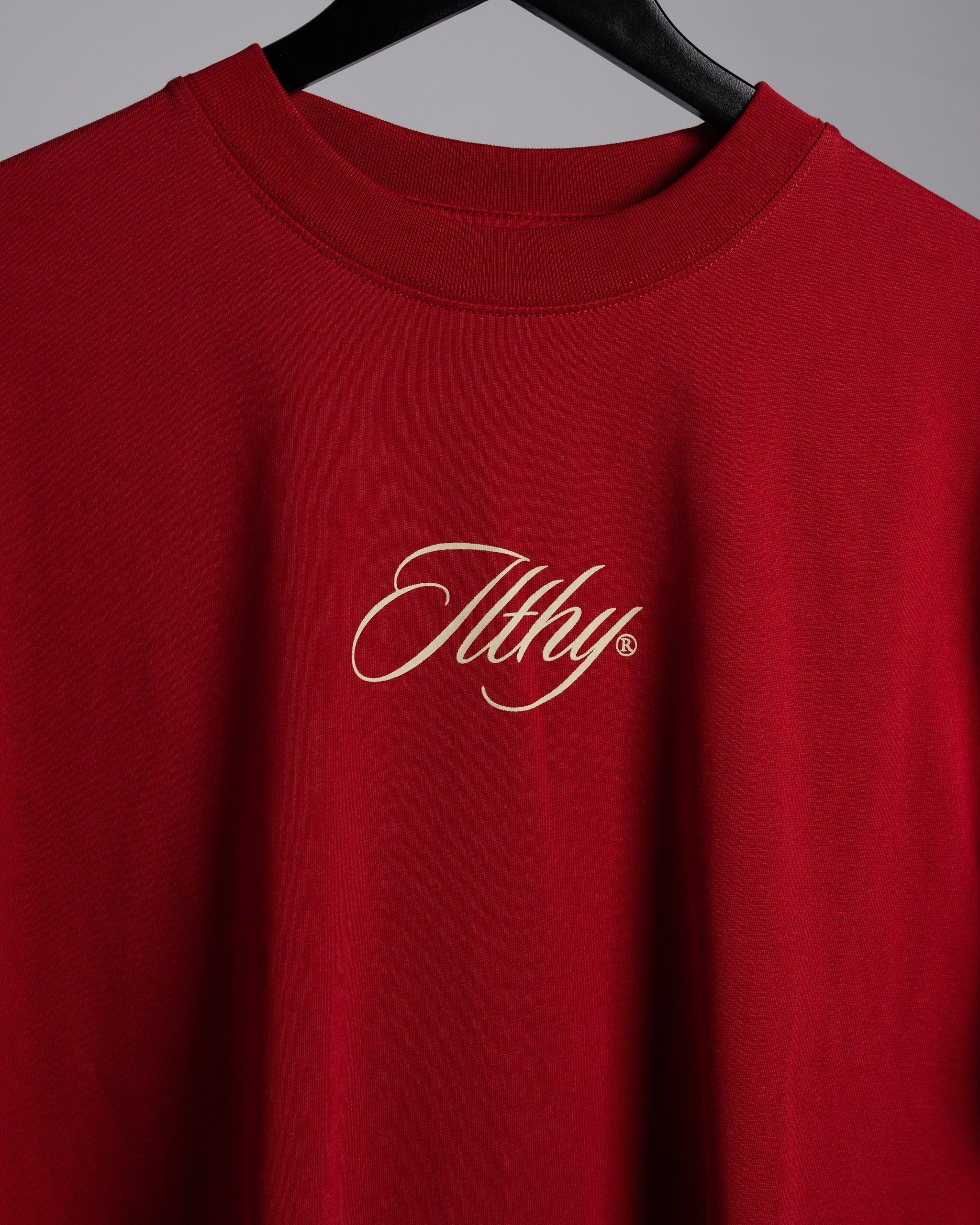 ILTHY® Museum of Art Heavy Weight Tee (Maroon Red)