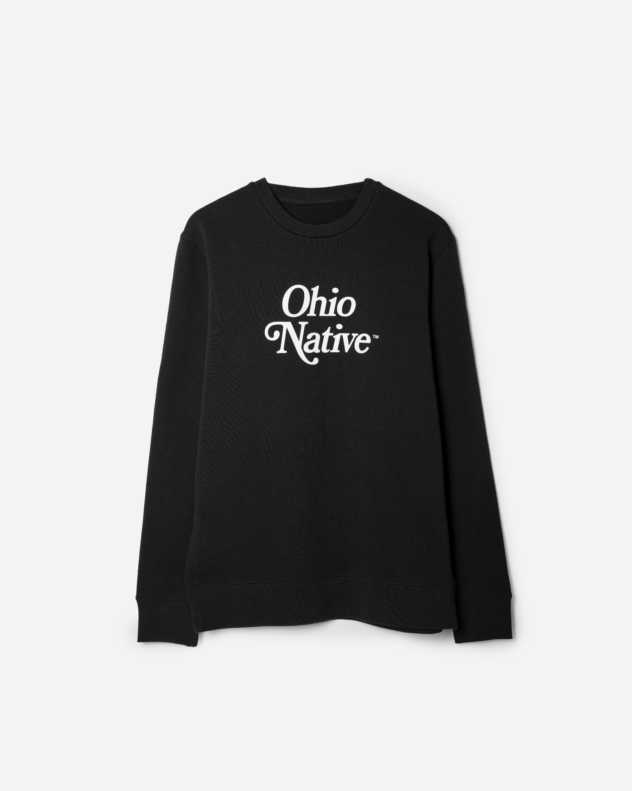 Ohio Native™ black crewneck