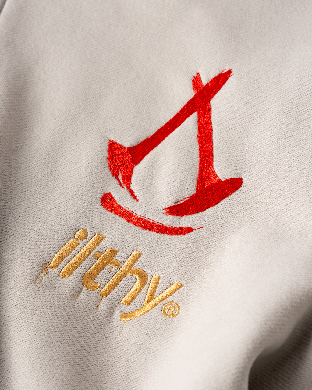 ILTHY® x Assassin’s Creed Shadows Yasuke & Naoe Stone Zip-Up Hoodie
