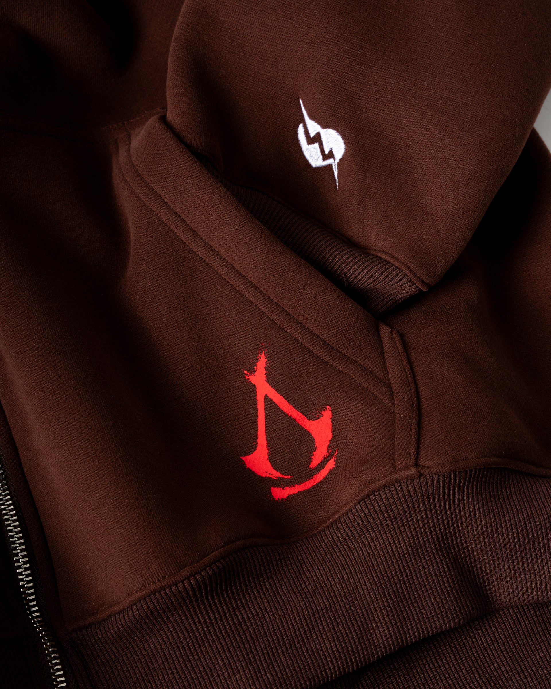 ILTHY® x Assassin’s Creed Shadows Yasuke Mocha Zip-Up Hoodie