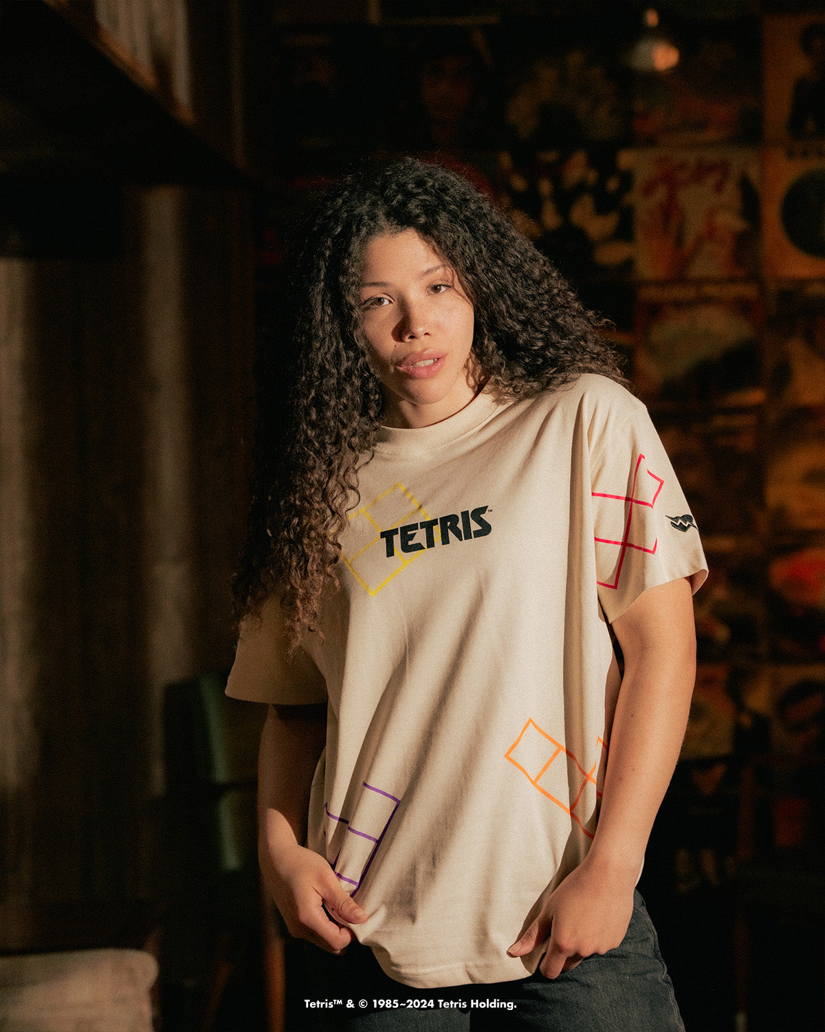 ILTHY® x Tetris® 40th Anniversary Shirt (Cream)